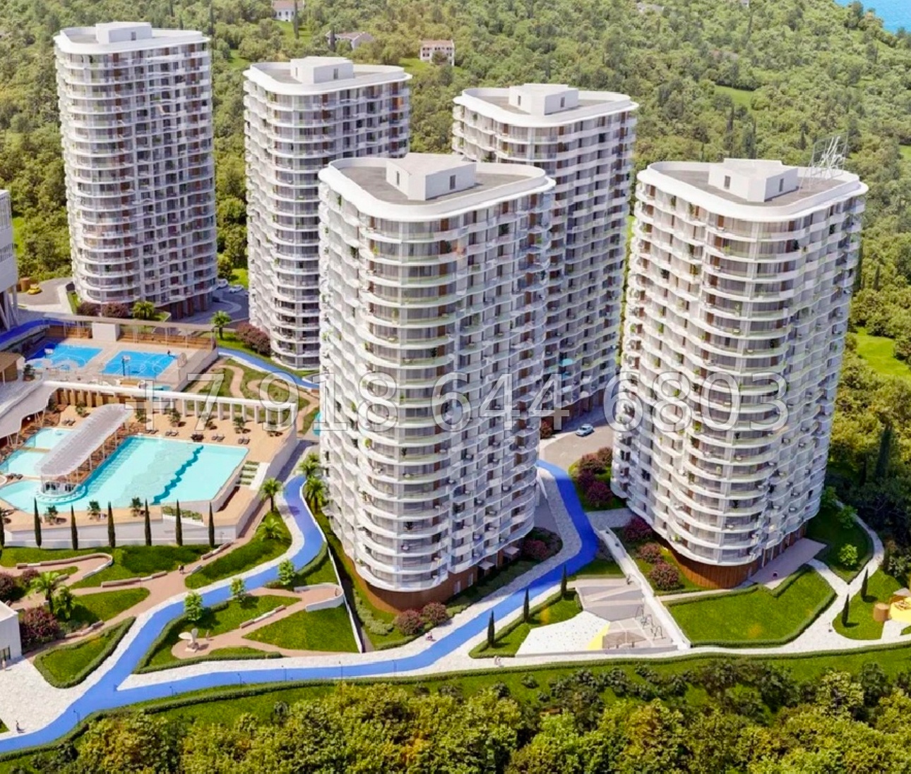 № 2ю. Алушта. Выгодные апартаменты АК Крымская Резиденция  - миниатюра 37