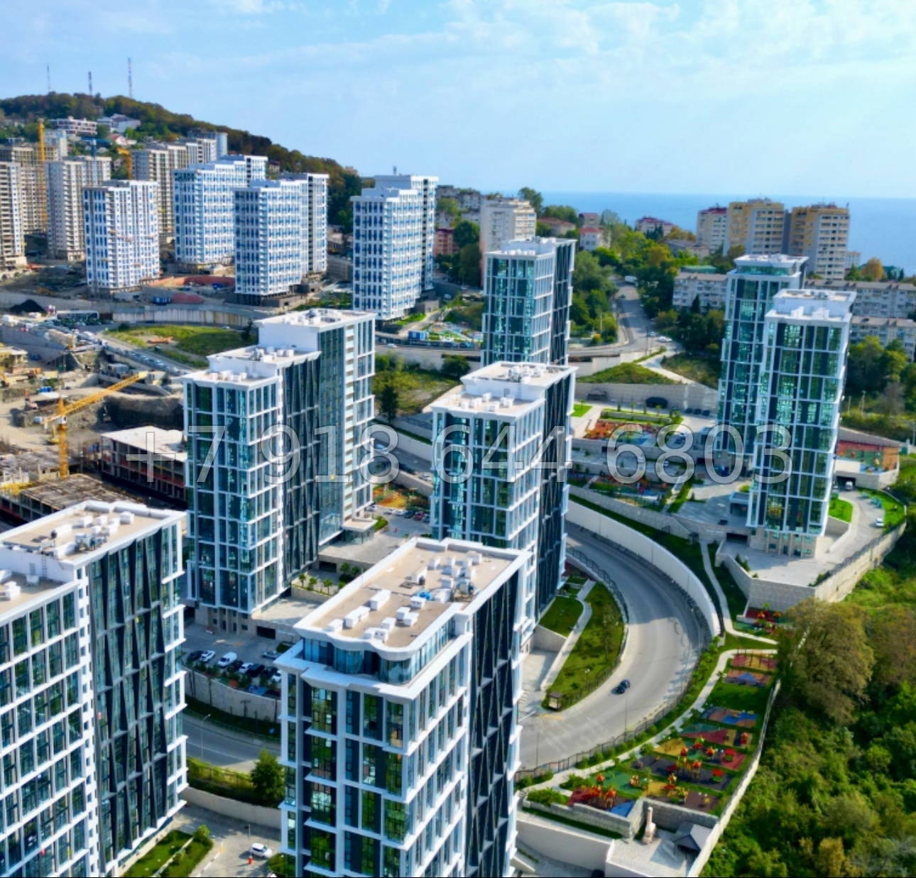 № 5п. Квартира с видом на море в ЖК Сочи Парк - миниатюра 13