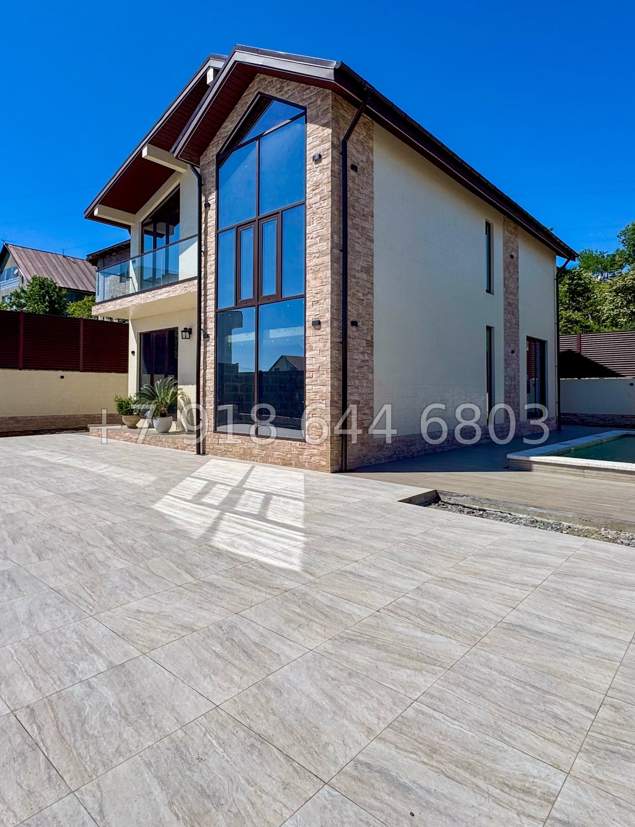 № 26 Б. Дом шале с бассейном в Адлере  - миниатюра 13