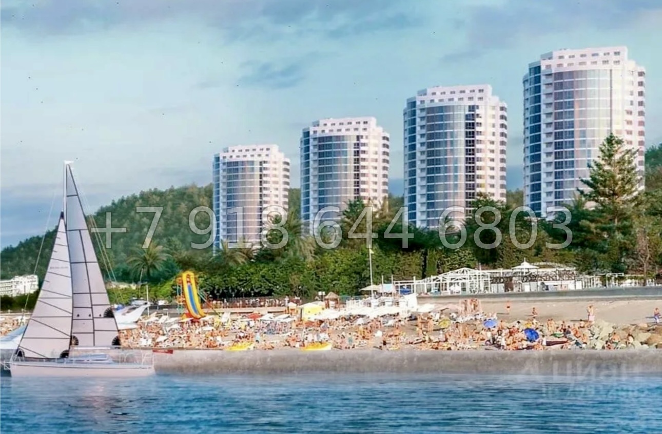 № 72р. Квартира с прекрасным видом на море. ЖК Морская Симфония-2 Адлер - миниатюра 16