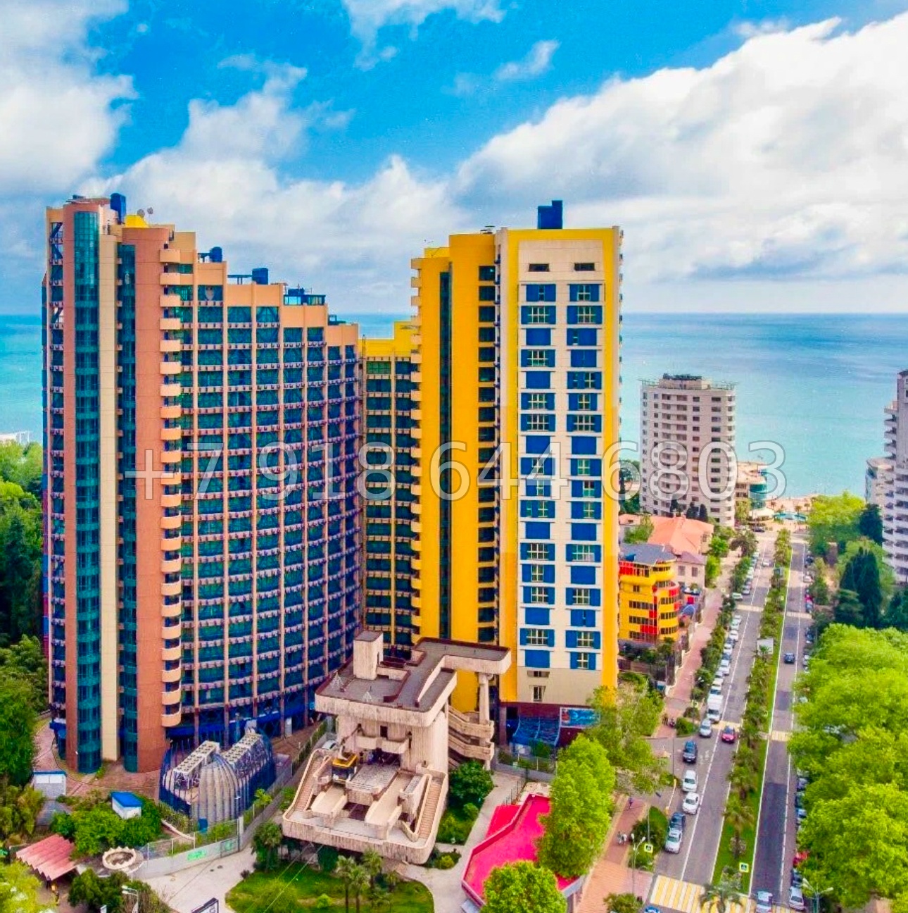 № 21е. Квартира с видом на Дендрарий в Сочи. ЖК Новая Александрия Сочи  - миниатюра 15