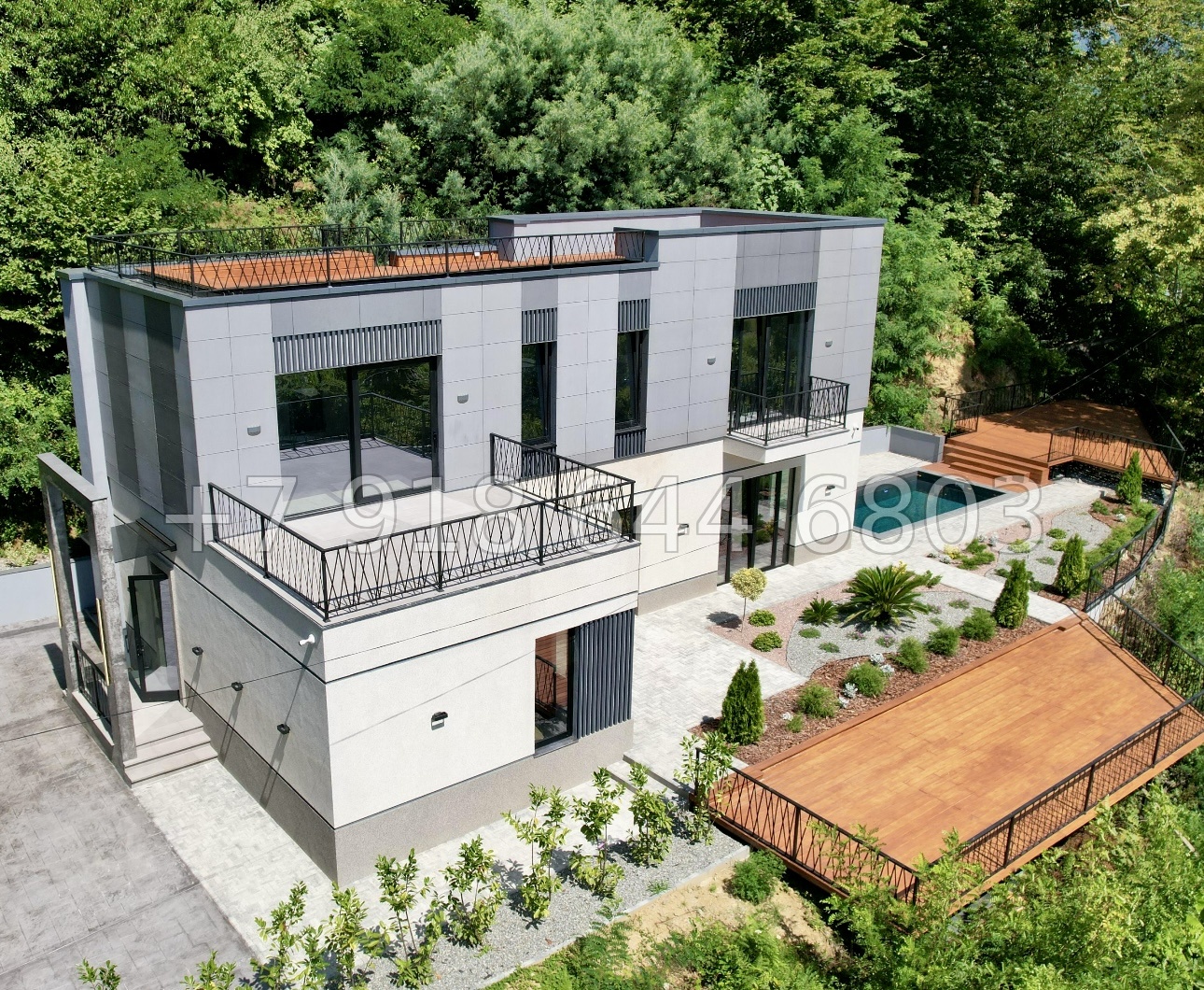 № 70 Б. Самый роскошный дом в Адлере с красивым видом  - миниатюра 4