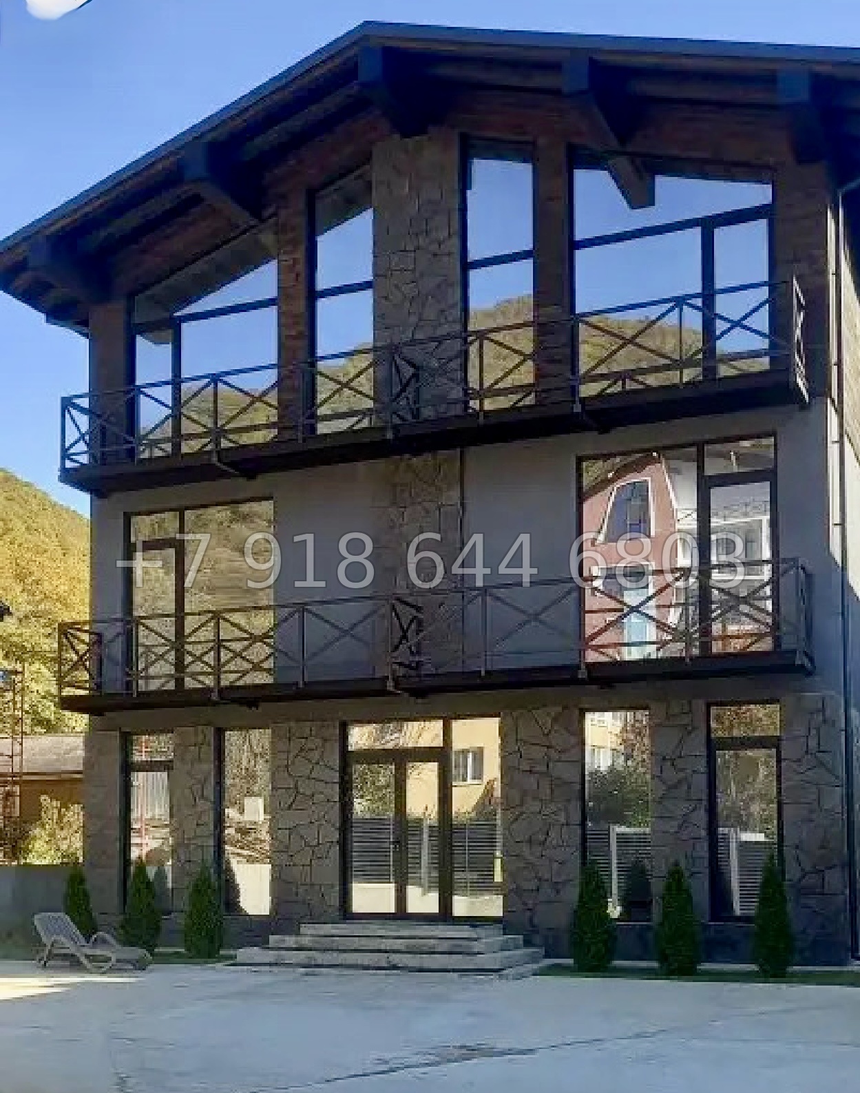 № 76 в. Дом на Красной Поляне с видом на горы - миниатюра 15