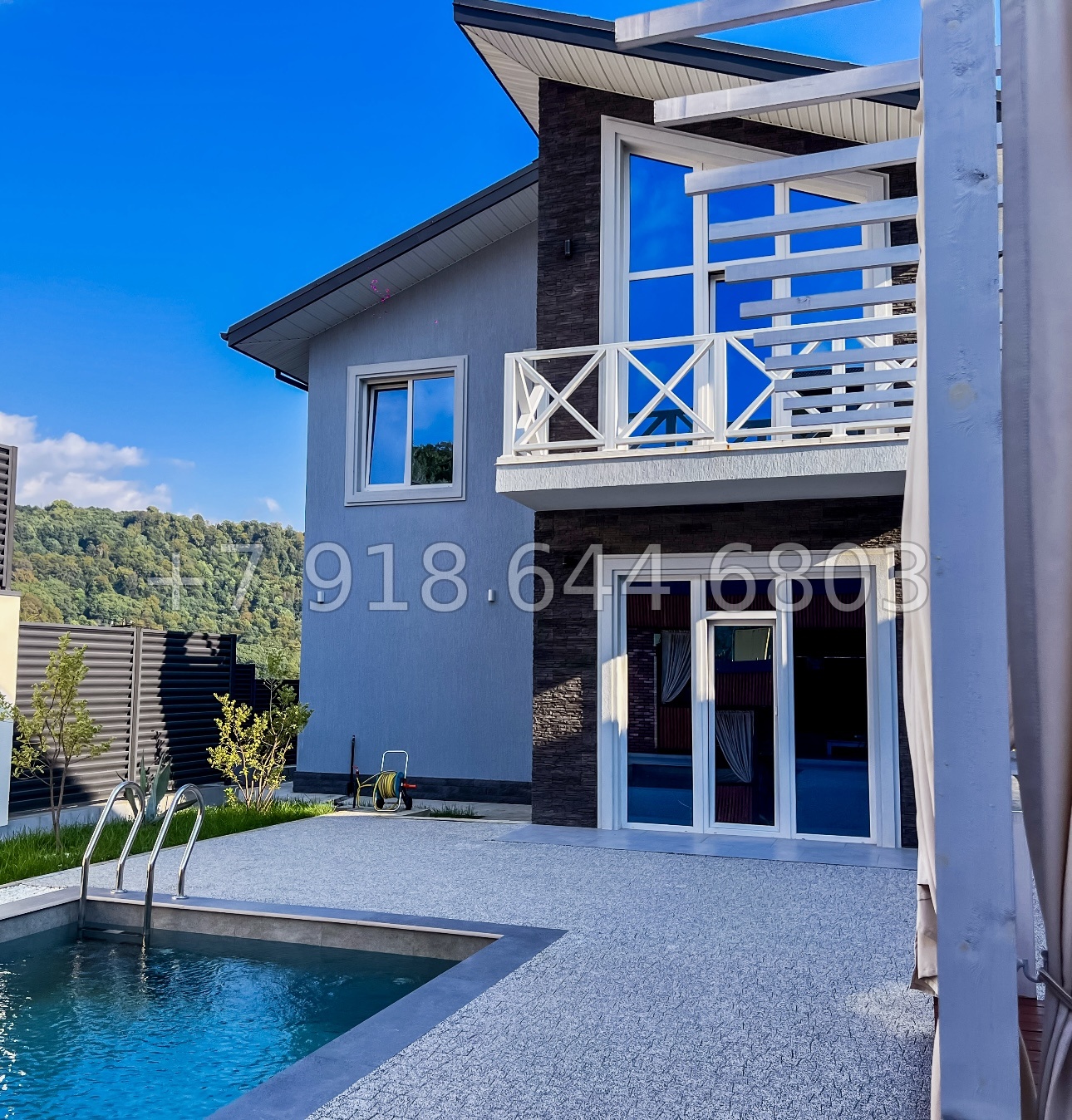 № 60 Б. Отличный дом с большим участком земли в Адлере с бассейном  - миниатюра 30