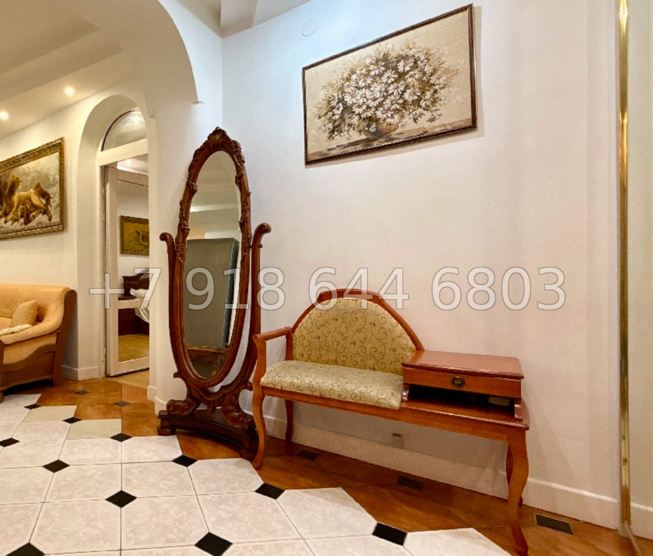 № 424 р. Большая двухкомнатная квартира в Сочи  - миниатюра 4