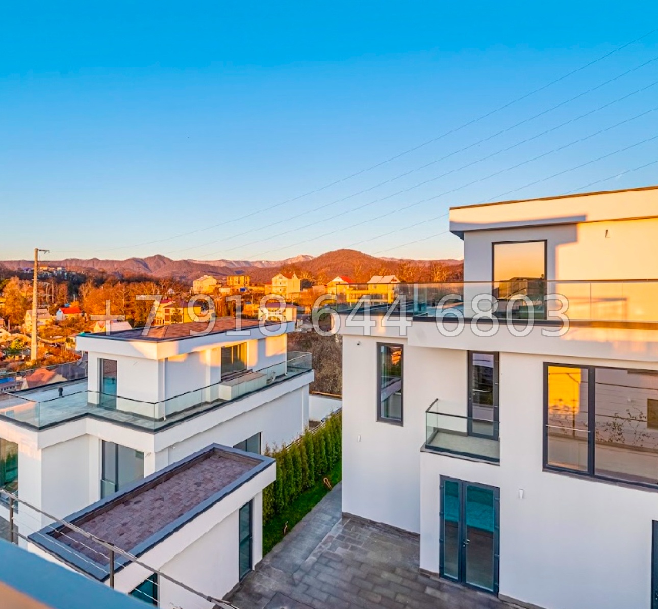 № 48 м. Три коттеджа с бассейном и с видом на море в Сочи  - миниатюра 14