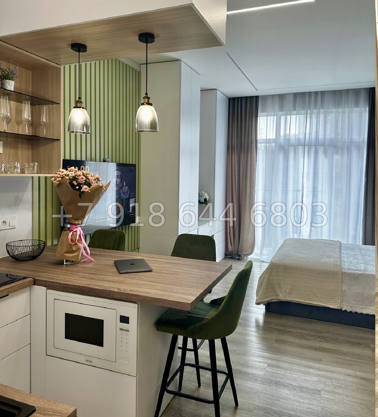 № 317 р. Квартира в доме Бизнес класса ЖК Аллея Парк Сочи  - миниатюра 2