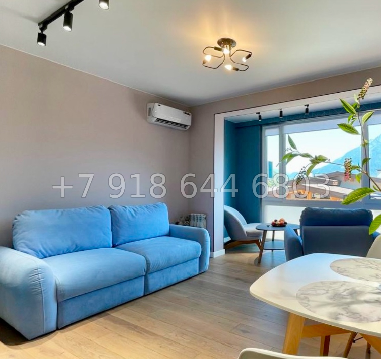 № 4и. Квартира с красивым ремонтом и видом на горы - миниатюра 3