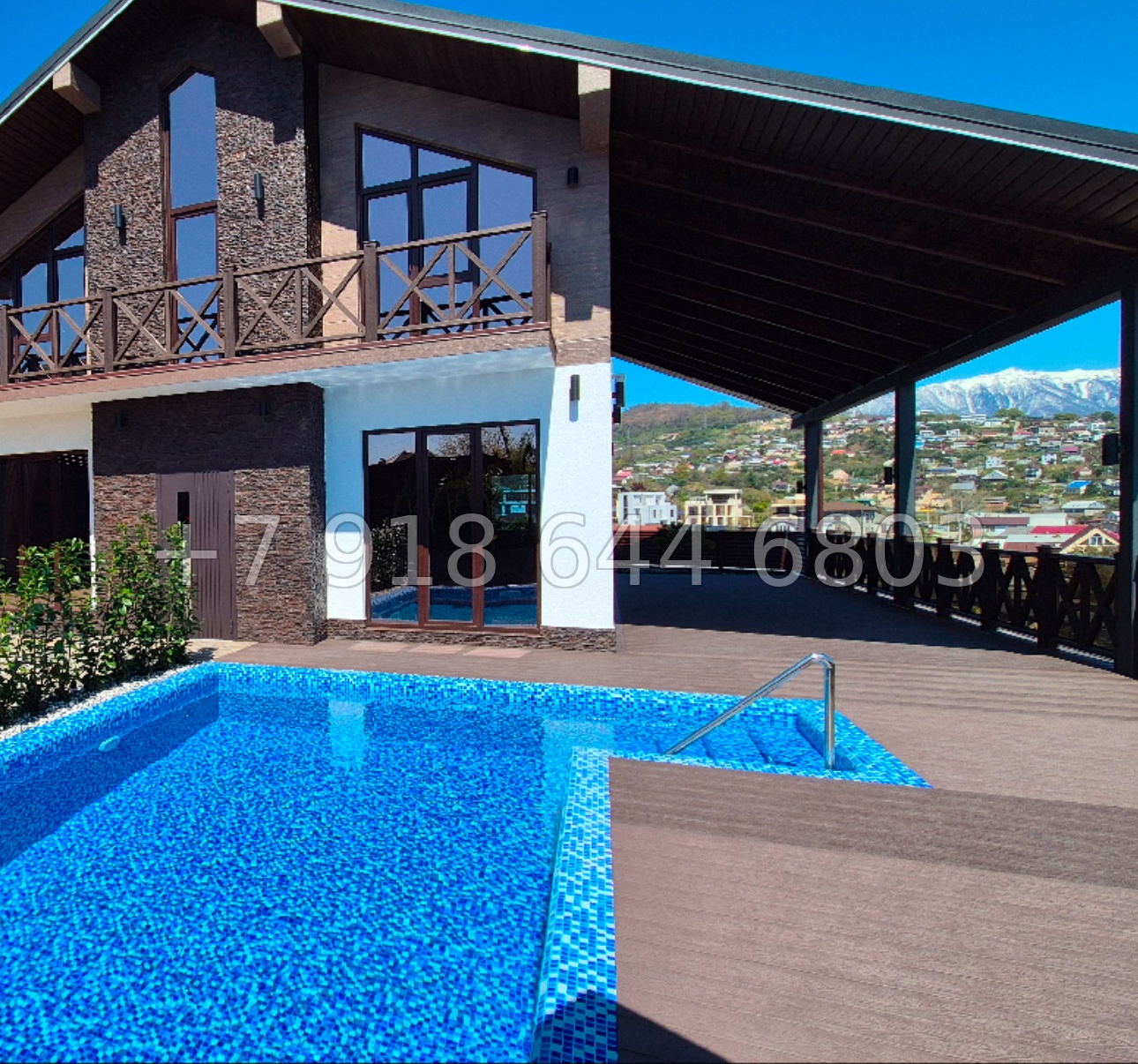 № 247 в. Дом с бассейном в Адлере  - миниатюра 6