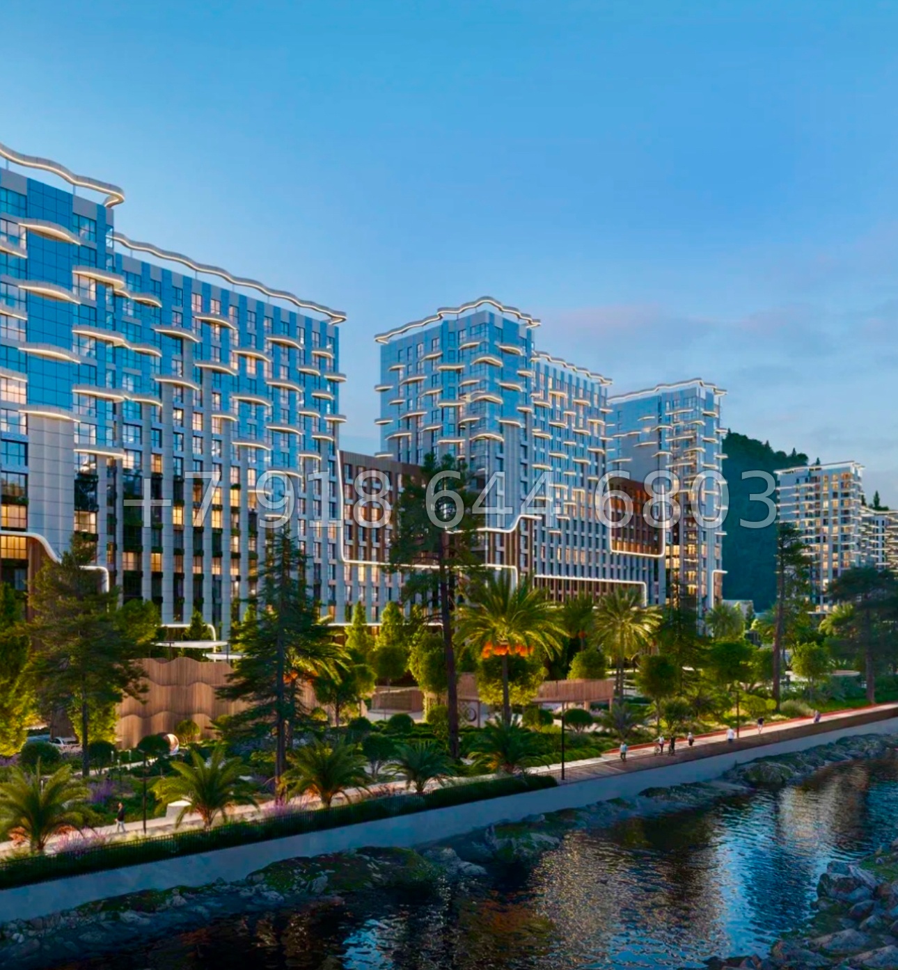 № 1 у. Квартиры в ЖК Светский Лес Сочи - миниатюра 13