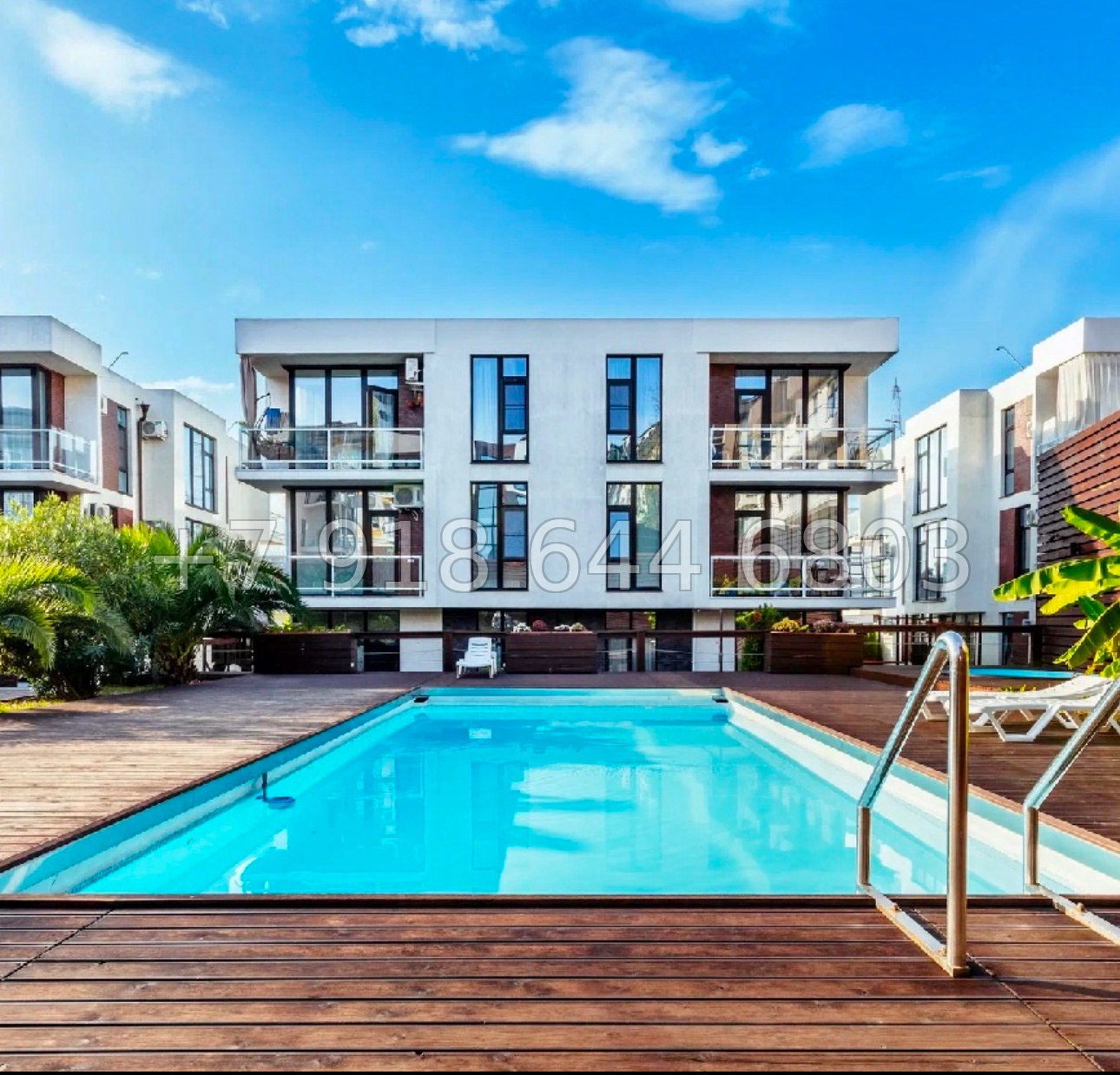 № 185 р. Квартира в Сочи с бассейном  - миниатюра 6