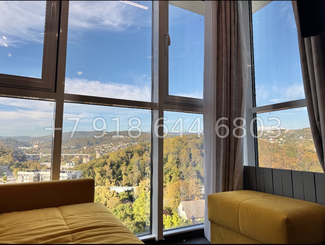 № 153 р. Однокомнатная квартира в ЖК Сочи Парк. Редкая планировка  - миниатюра 6