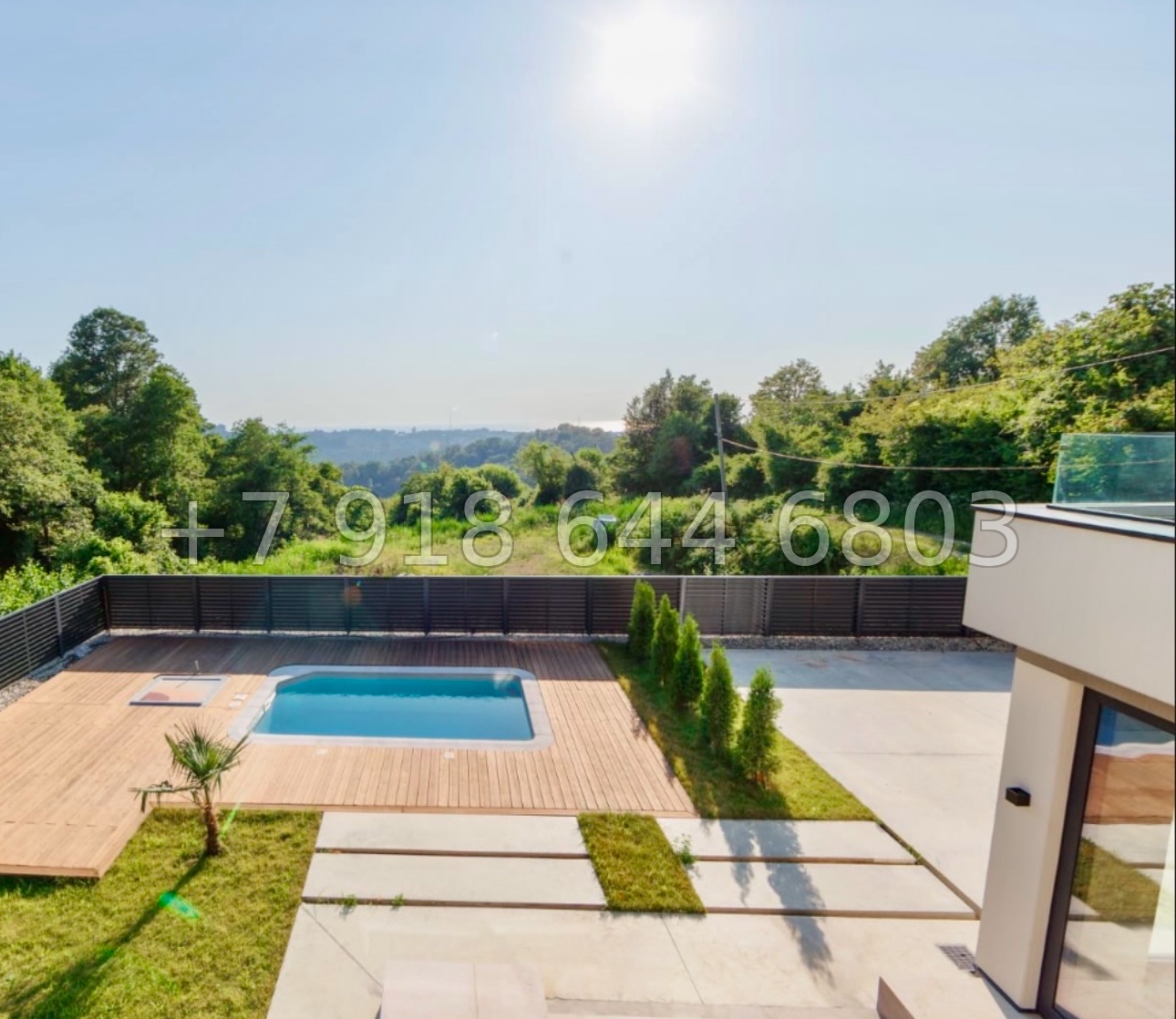 № 227 в. Дом с бассейном и с видом на море в Сочи  - миниатюра 8