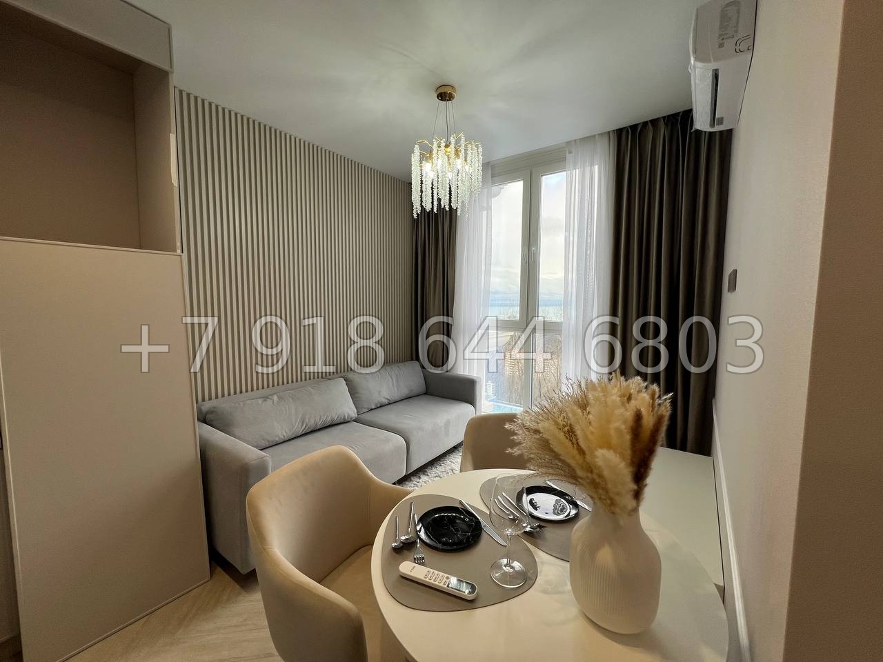 № 245 р. Квартира с видом на море в ЖК Меркато Сочи  - миниатюра 1