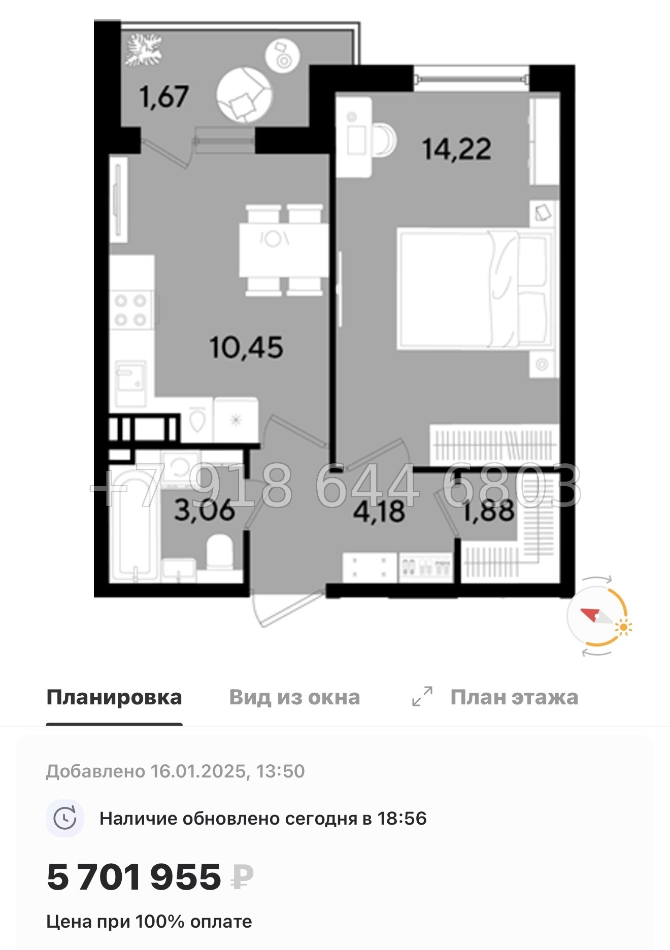 № 84 в. Метро Парнас. ЖК Dogma. Юкки - миниатюра 57