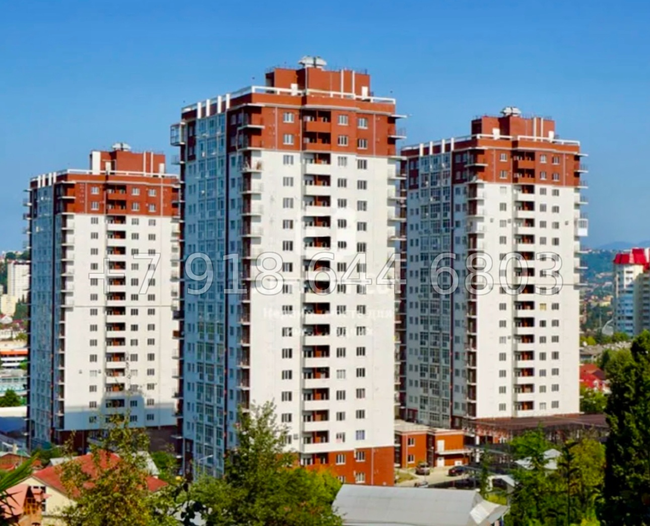 № 136 р. Квартира в центре города Сочи ЖК Остров Мечты  - миниатюра 16