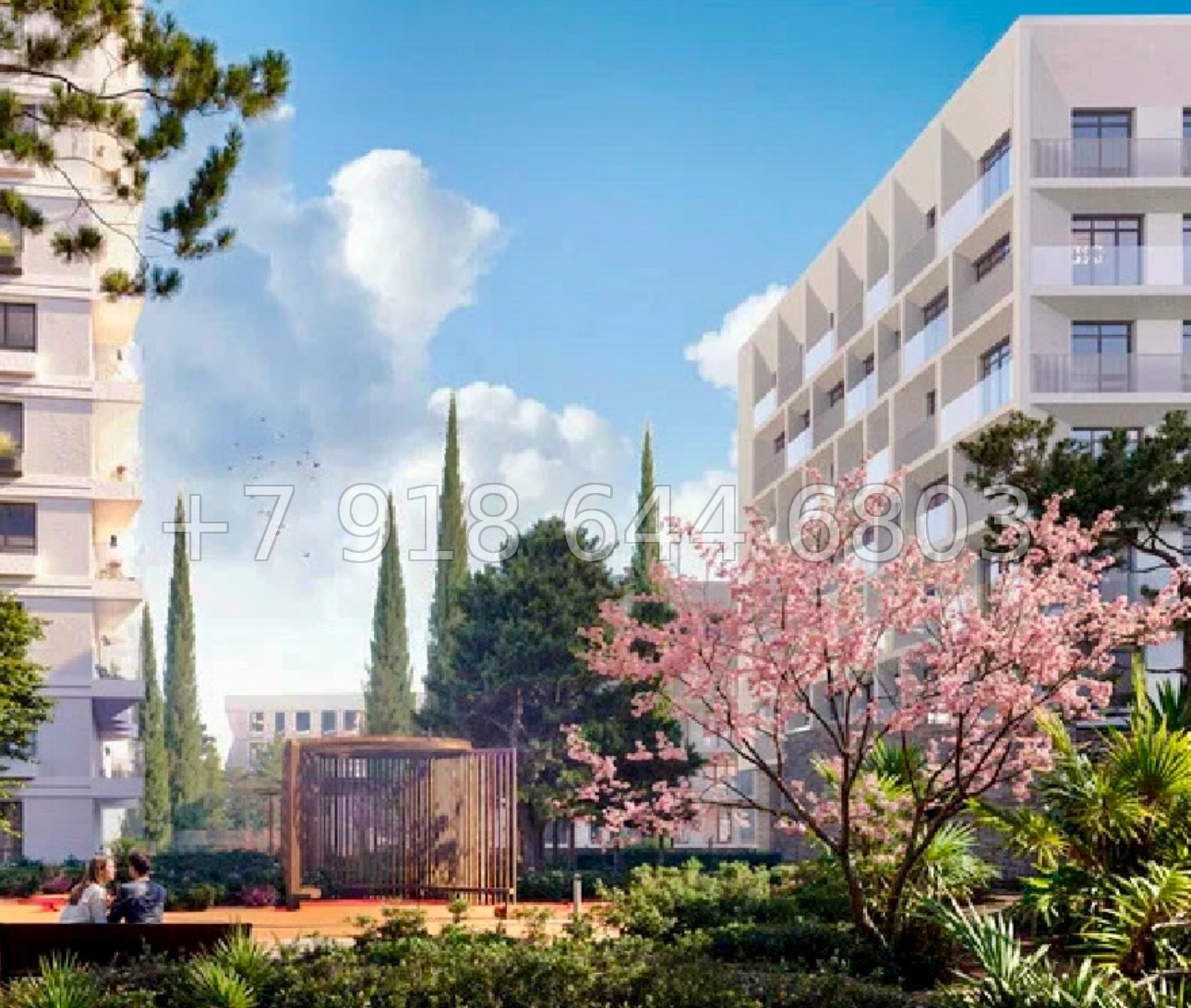 № 6ю. Квартиры у моря в Алуште. Дома Бизнес класса. ЖК Парковая Резиденция  - миниатюра 36