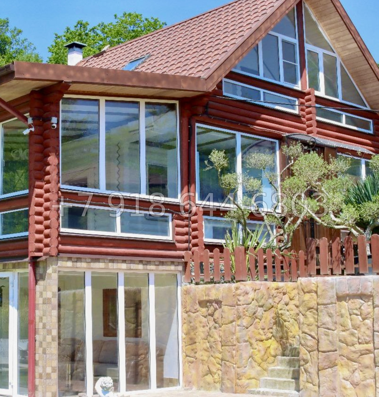 № 72 Б. Дом с озером с карпами в Адлере  - миниатюра 7