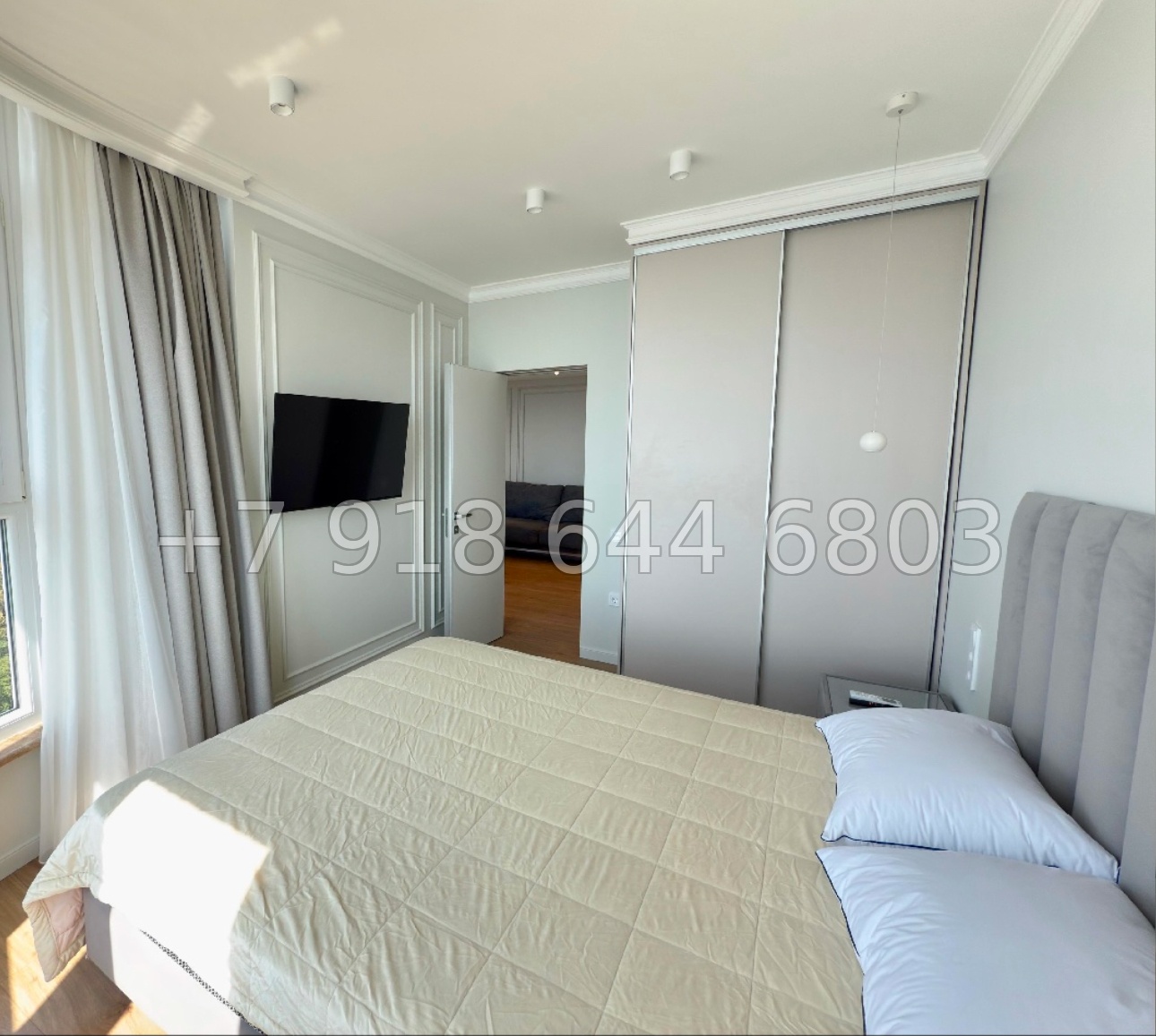 № 576 р. Двухкомнатная квартира с прямым видом на море в городе Сочи  - миниатюра 8