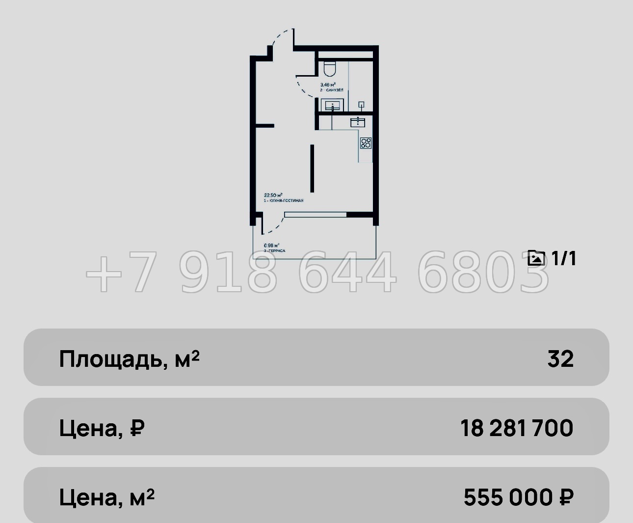 № 13 ю. АК Птица апартаменты которые растут постоянно в цене - миниатюра 35