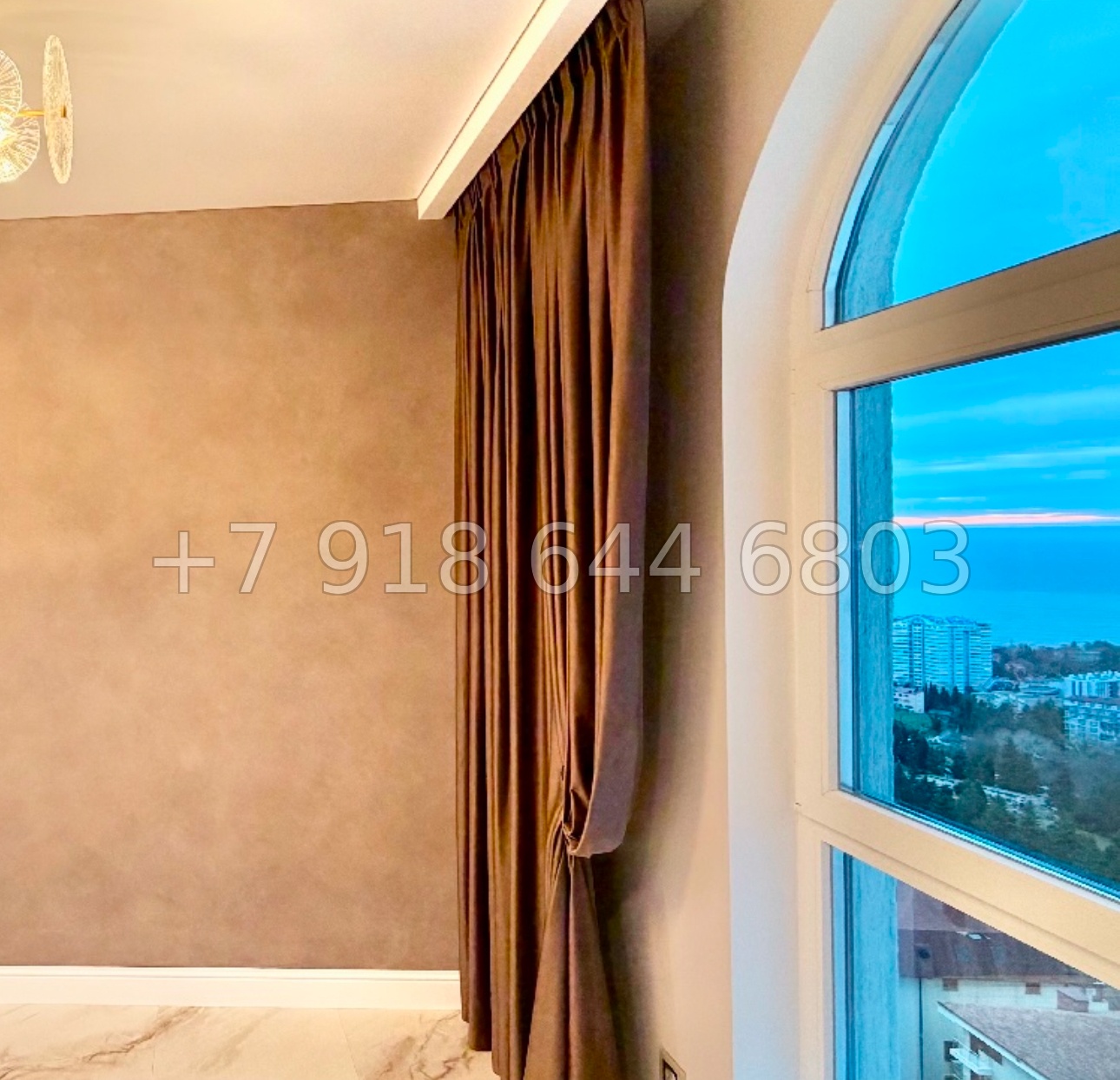 № 420 р. ЖК Меркато Сочи квартира с видом на море  - миниатюра 5