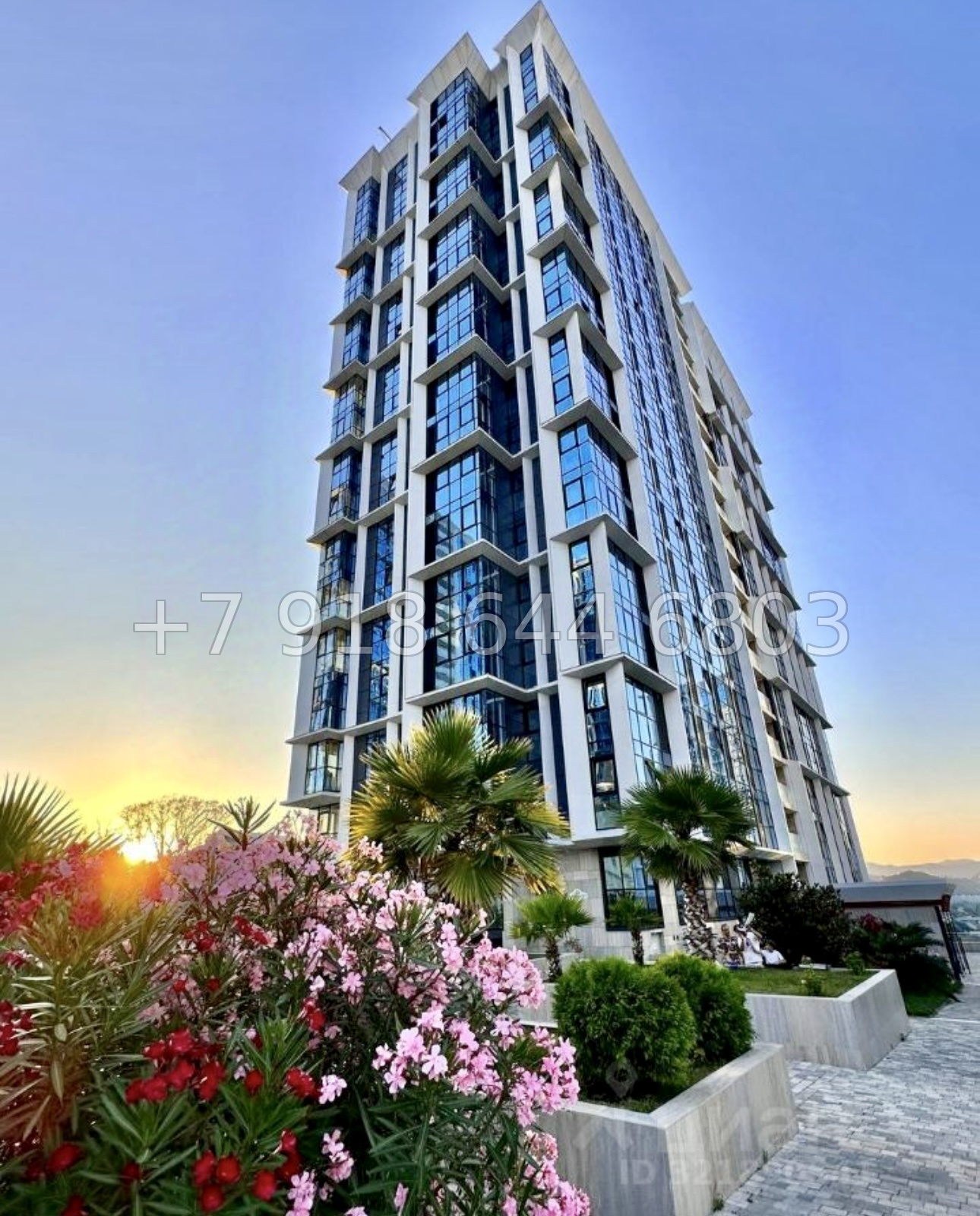 № 153 р. Однокомнатная квартира в ЖК Сочи Парк. Редкая планировка  - миниатюра 36