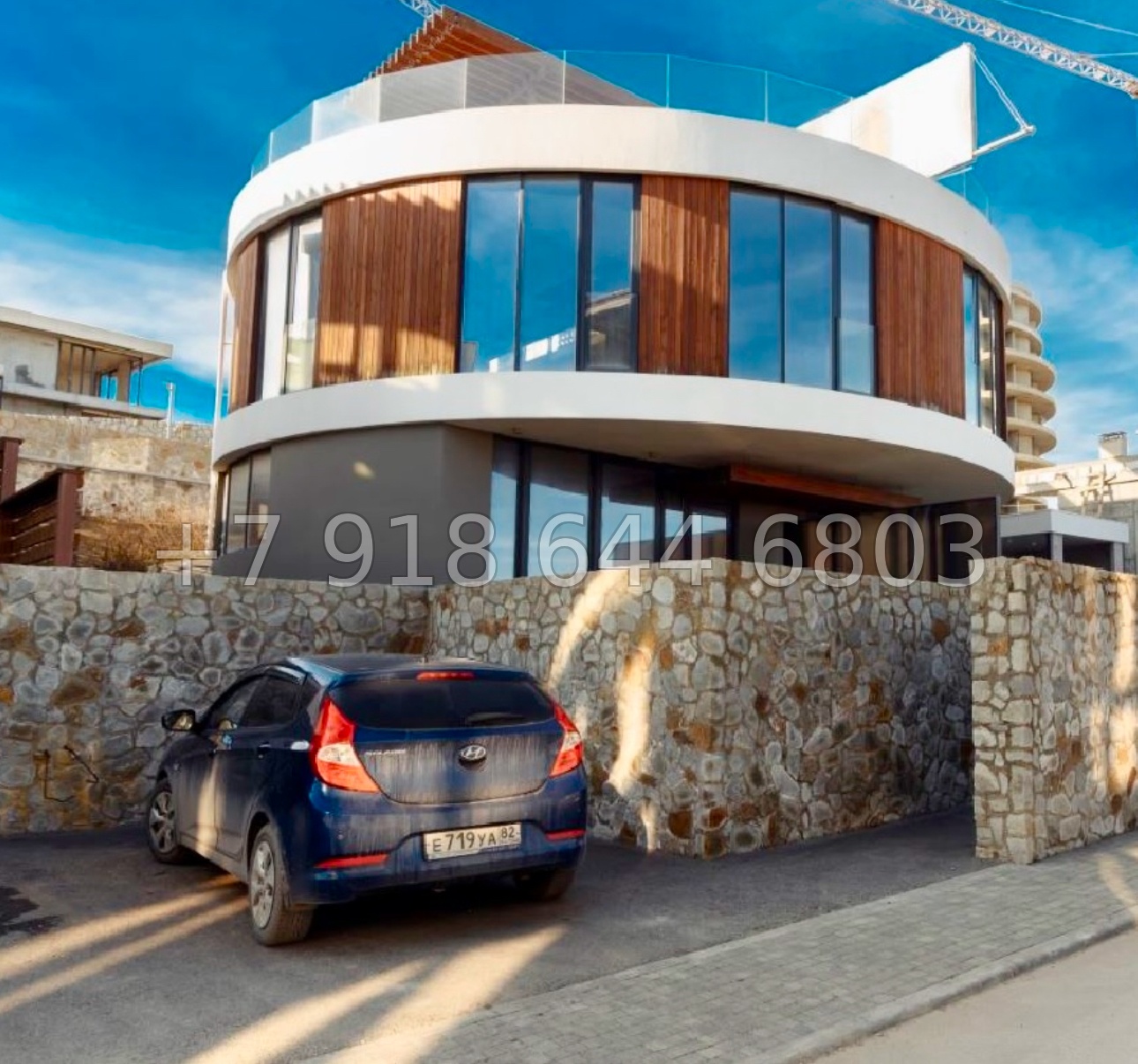 № 4 н. Дом в Алуште в коттеджном посёлке. Круглые дома - миниатюра 1