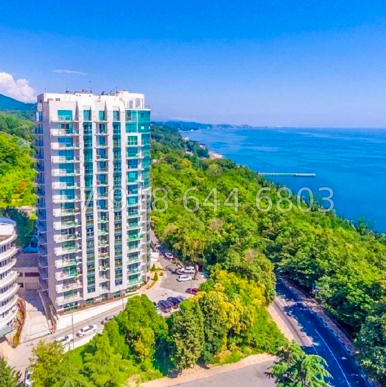 № 25е. Квартира с видом на море. Черновая. Центр Сочи - миниатюра 10