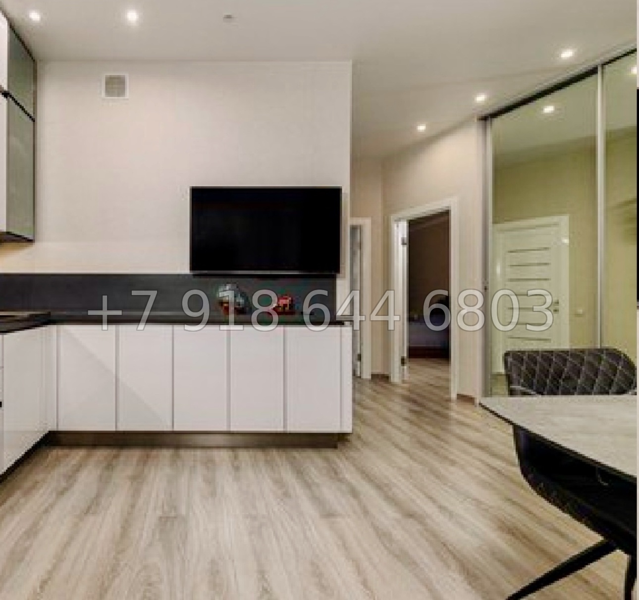 № 297 р. Трёхкомнатная Квартира с видом на море и с бассейном в Сочи Хосте - миниатюра 19