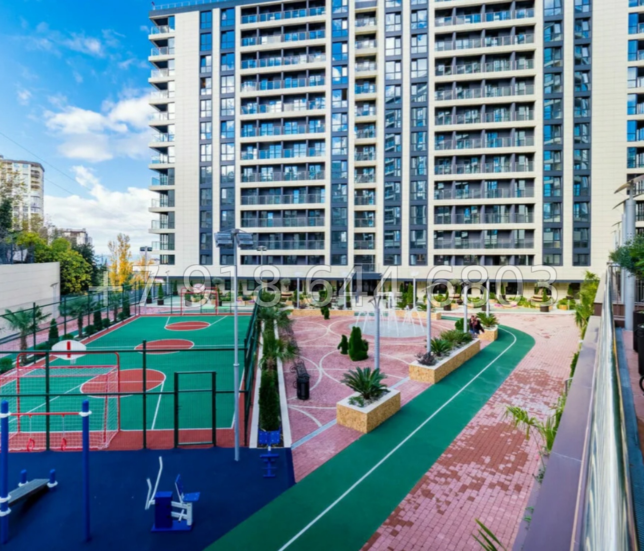 № 444 р. Двухкомнатная Квартира в центре города Сочи ЖК Сокол - миниатюра 11