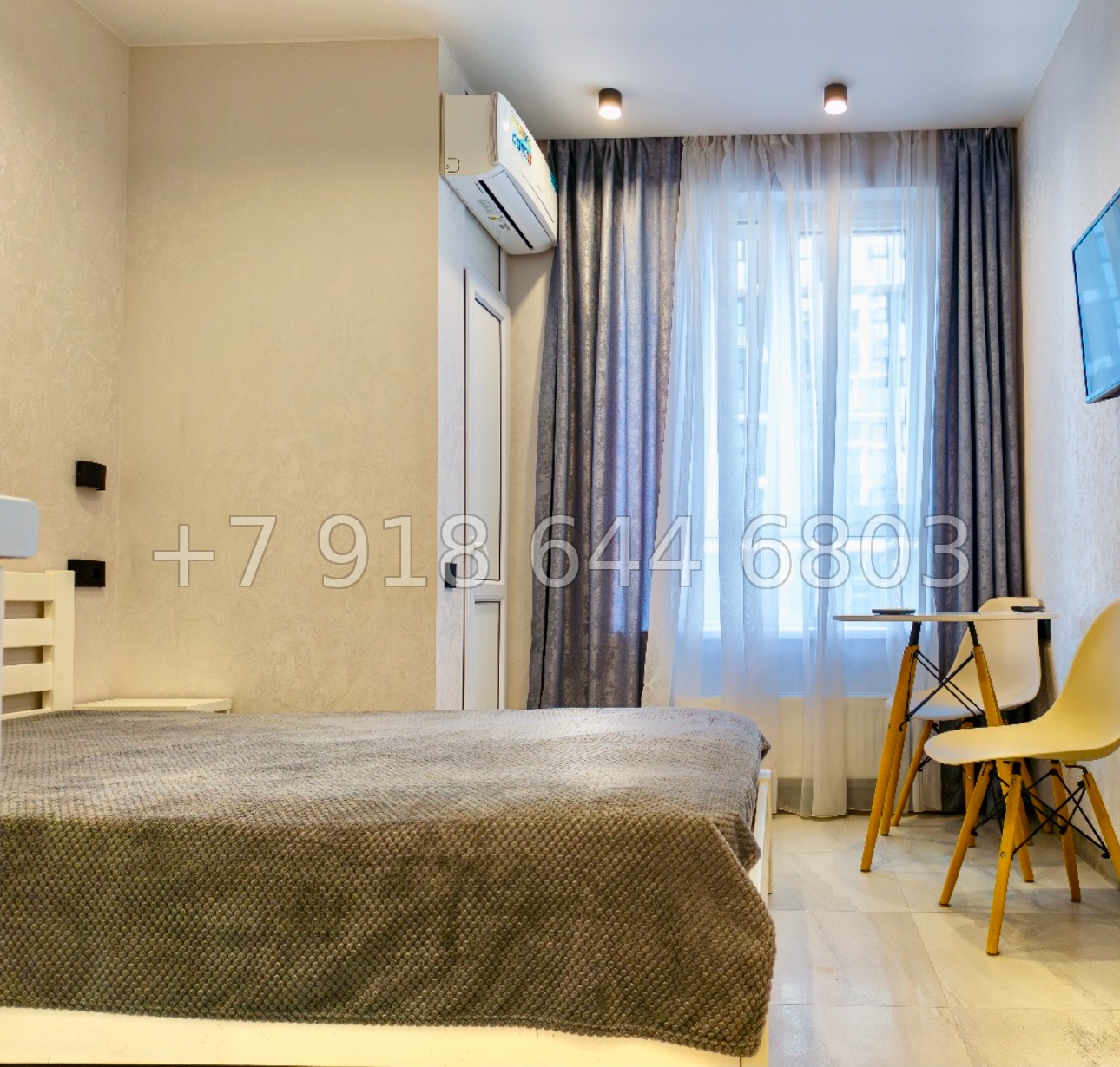 № 161 п. ЖК Сочи Парк. Квартира с кроватью  - миниатюра 7