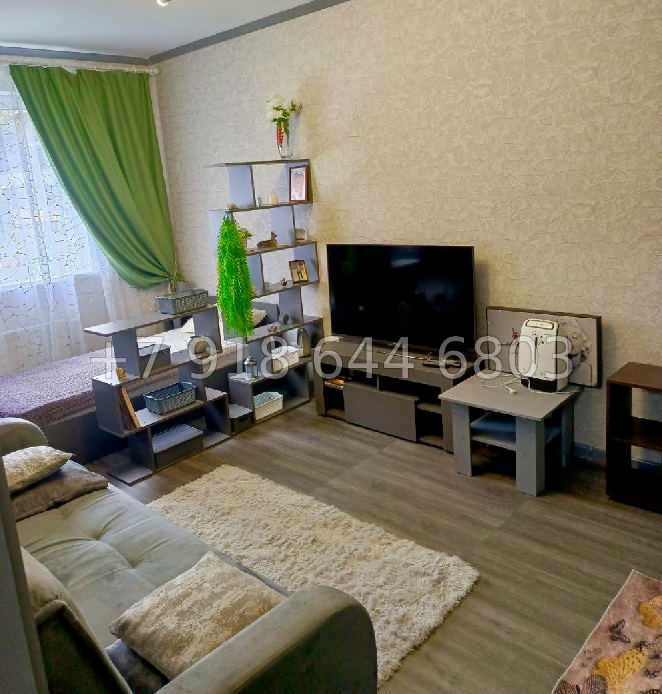 № 52р. Квартира двухкомнатная в новом доме с ремонтом и мебелью  - миниатюра 4