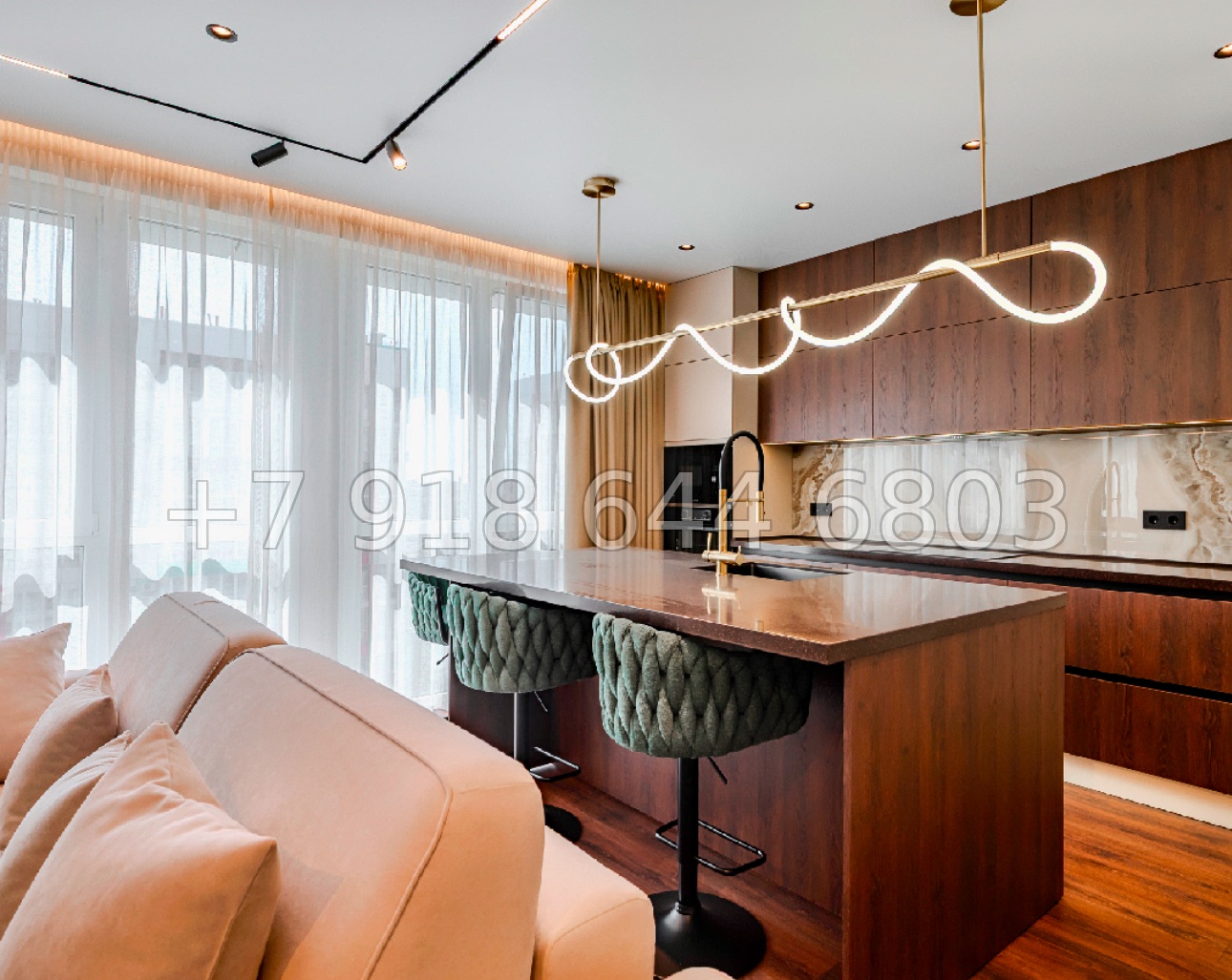 № 16р. Квартира в ЖК 123 города Сочи. Дорогой ремонт  - миниатюра 24