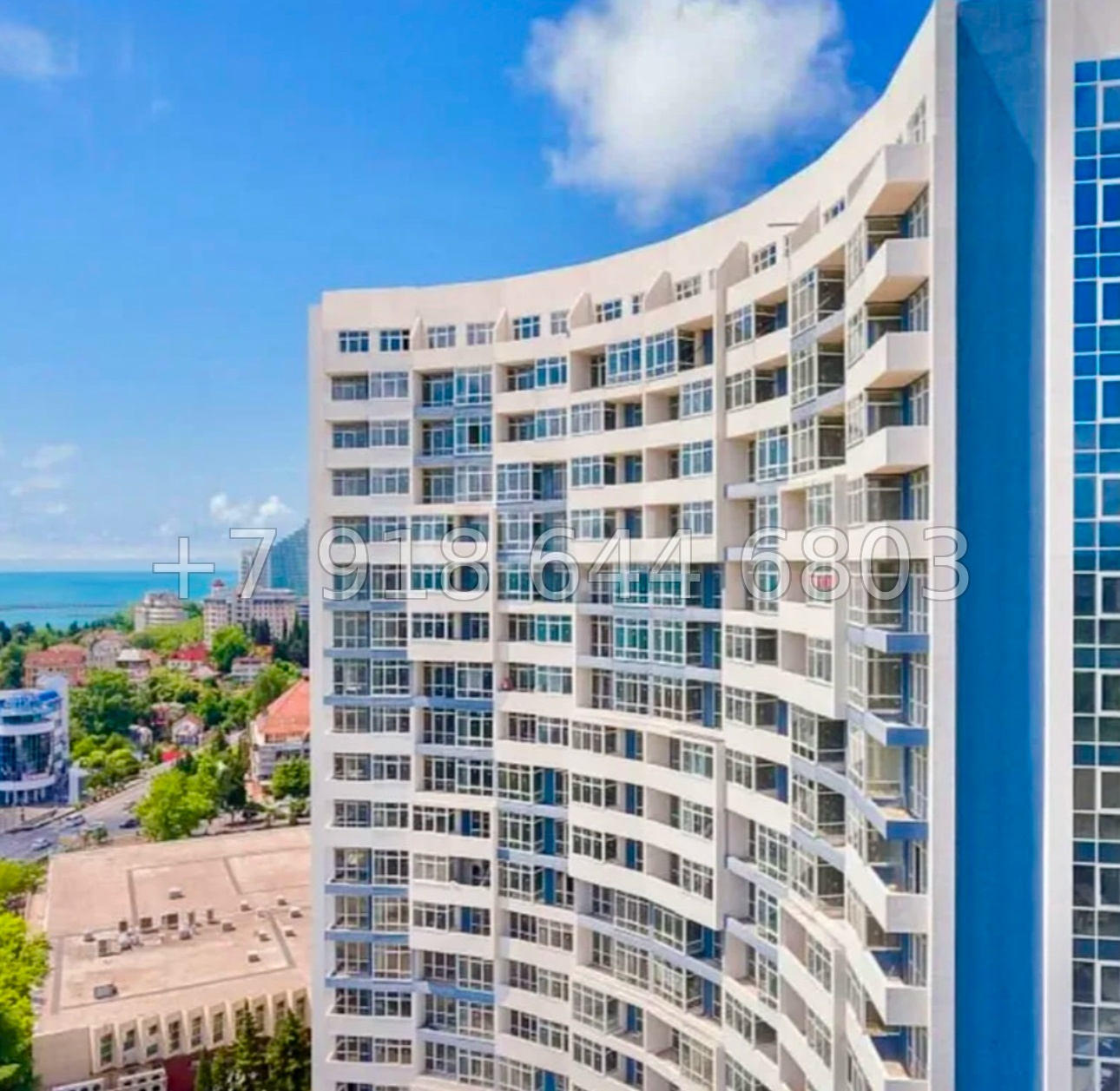 № 13 е. Роскошная квартира в центре города Сочи ЖК Москва - миниатюра 16