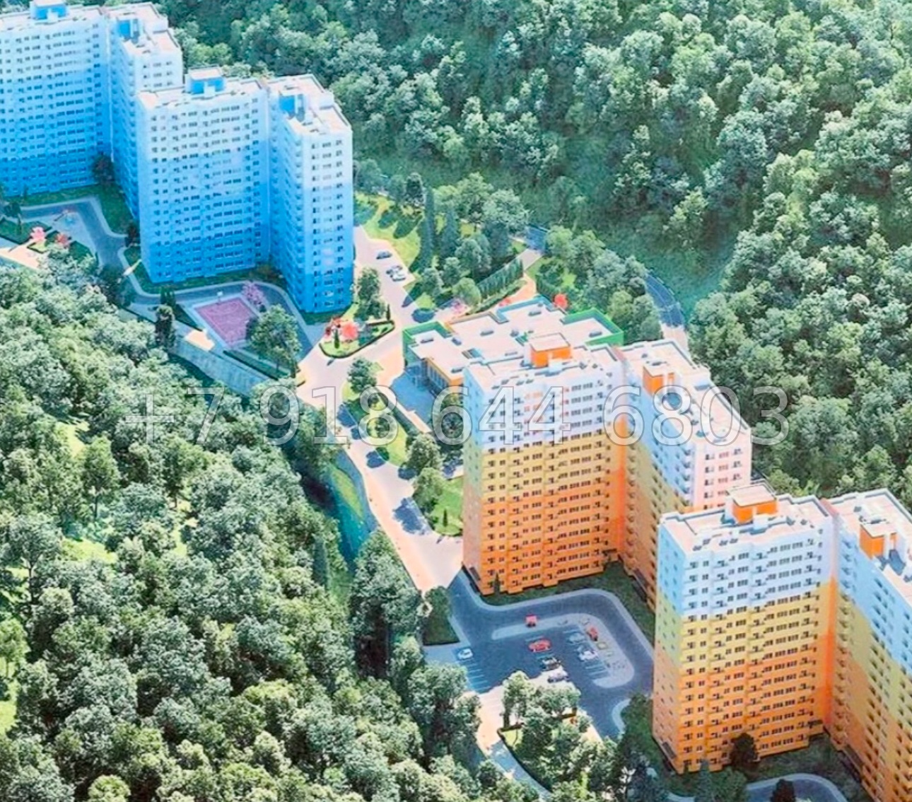 № 696 р.трёхкомнатная квартира в ЖК Министерские озера Сочи  - миниатюра 24
