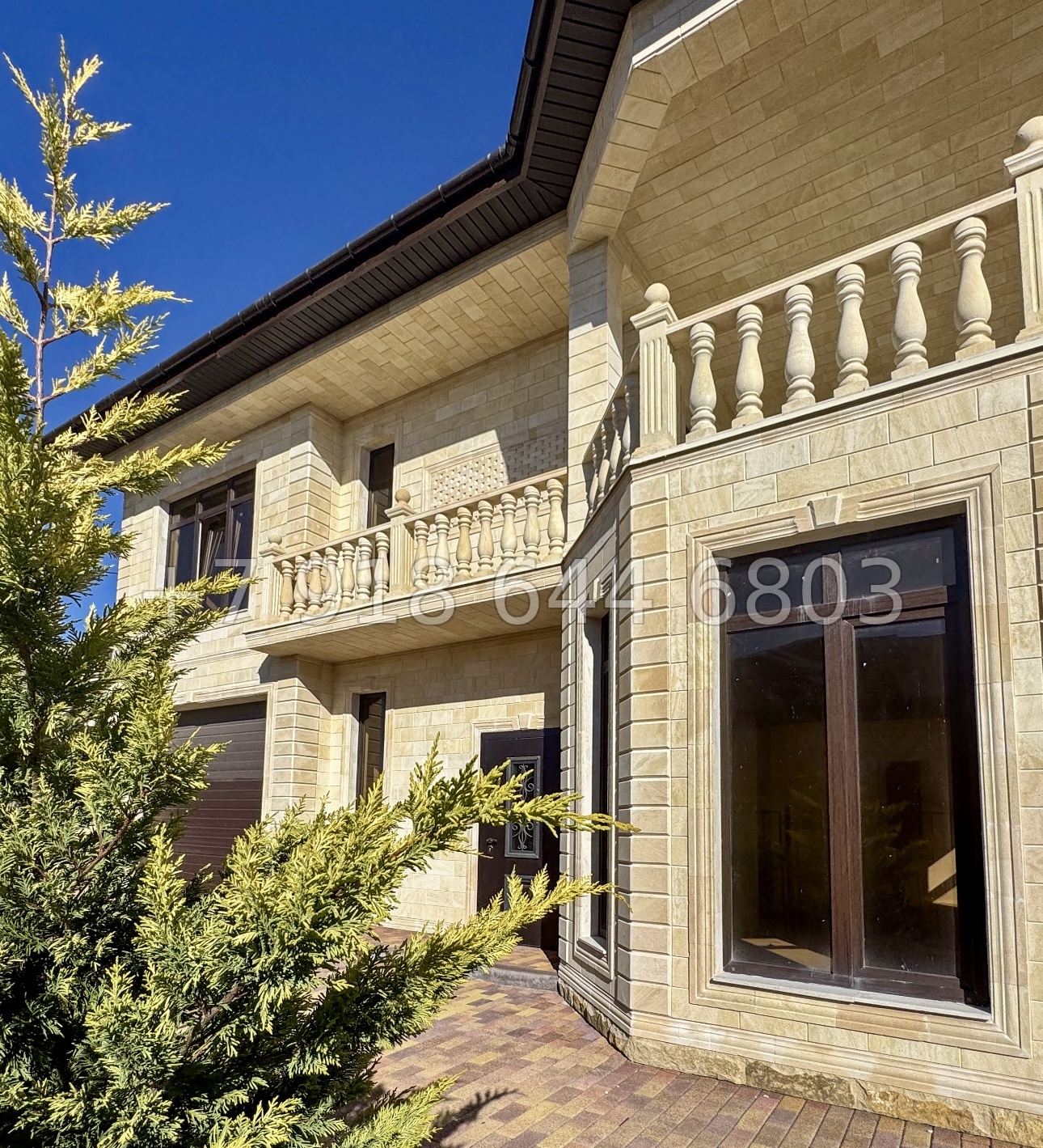 № 68 Б. Дома с бассейном из дагестанского камня в Адлере  - миниатюра 15