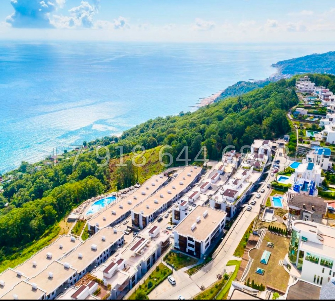 № 741 р. Трёхкомнатная квартира с видом на море в Сочи  - миниатюра 13
