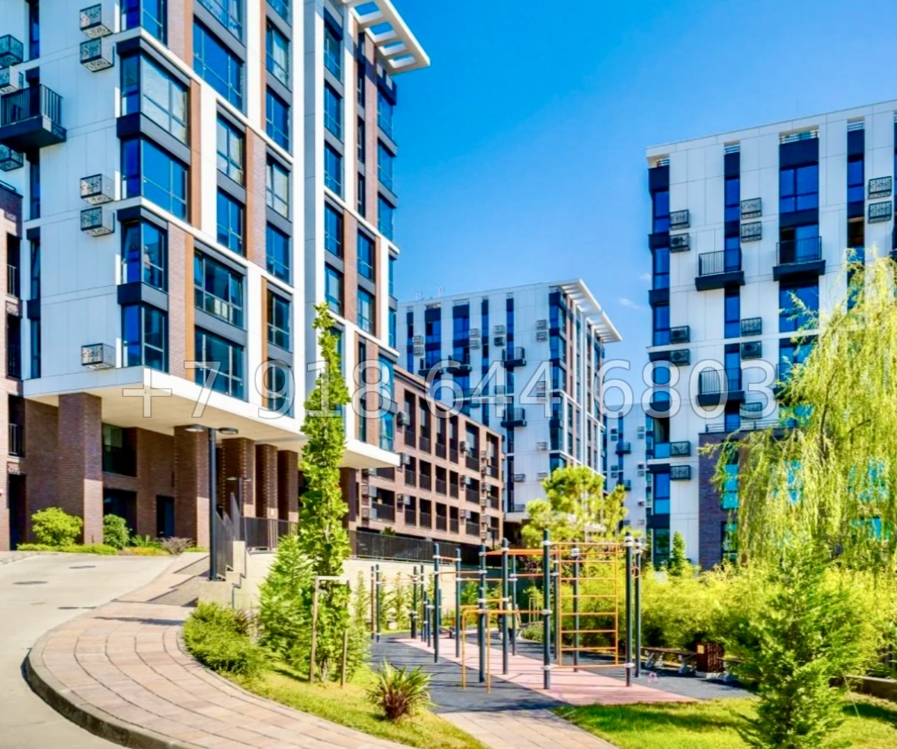 № 29 ш. Трёхкомнатные апартаменты в АК Моравия Сочи  - миниатюра 24