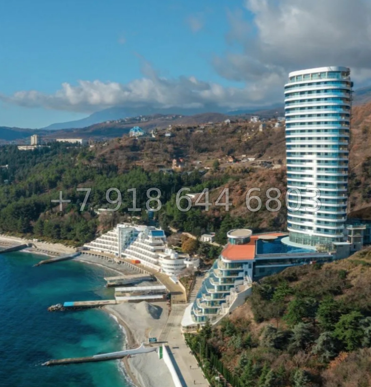 № 32 г. Крым Ялта вид на море с ЖК Аю Даг - миниатюра 21