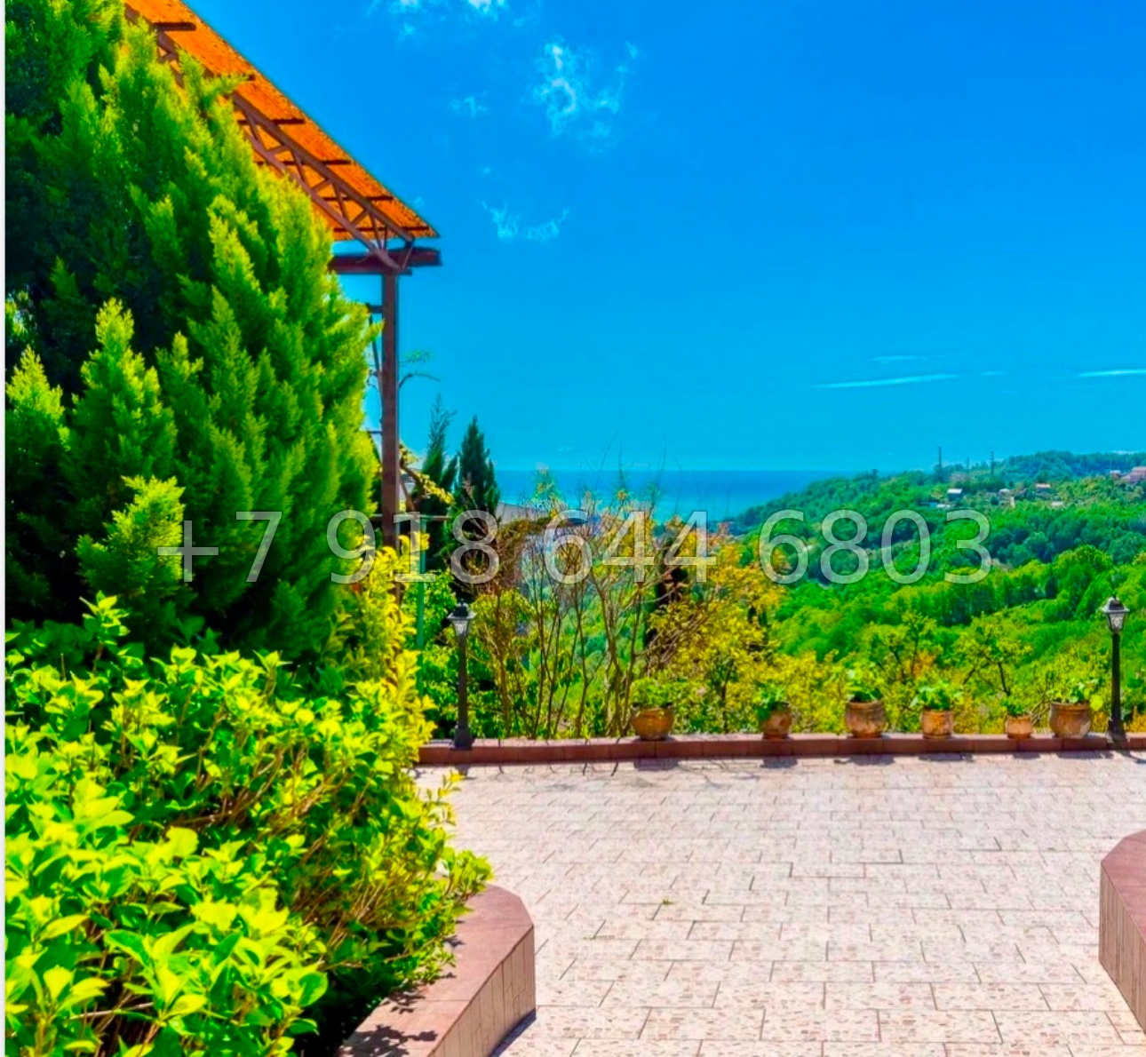 № 31 в. Три дома с бассейном. Один для прислуги. Дом с видом на море в Сочи  - миниатюра 9