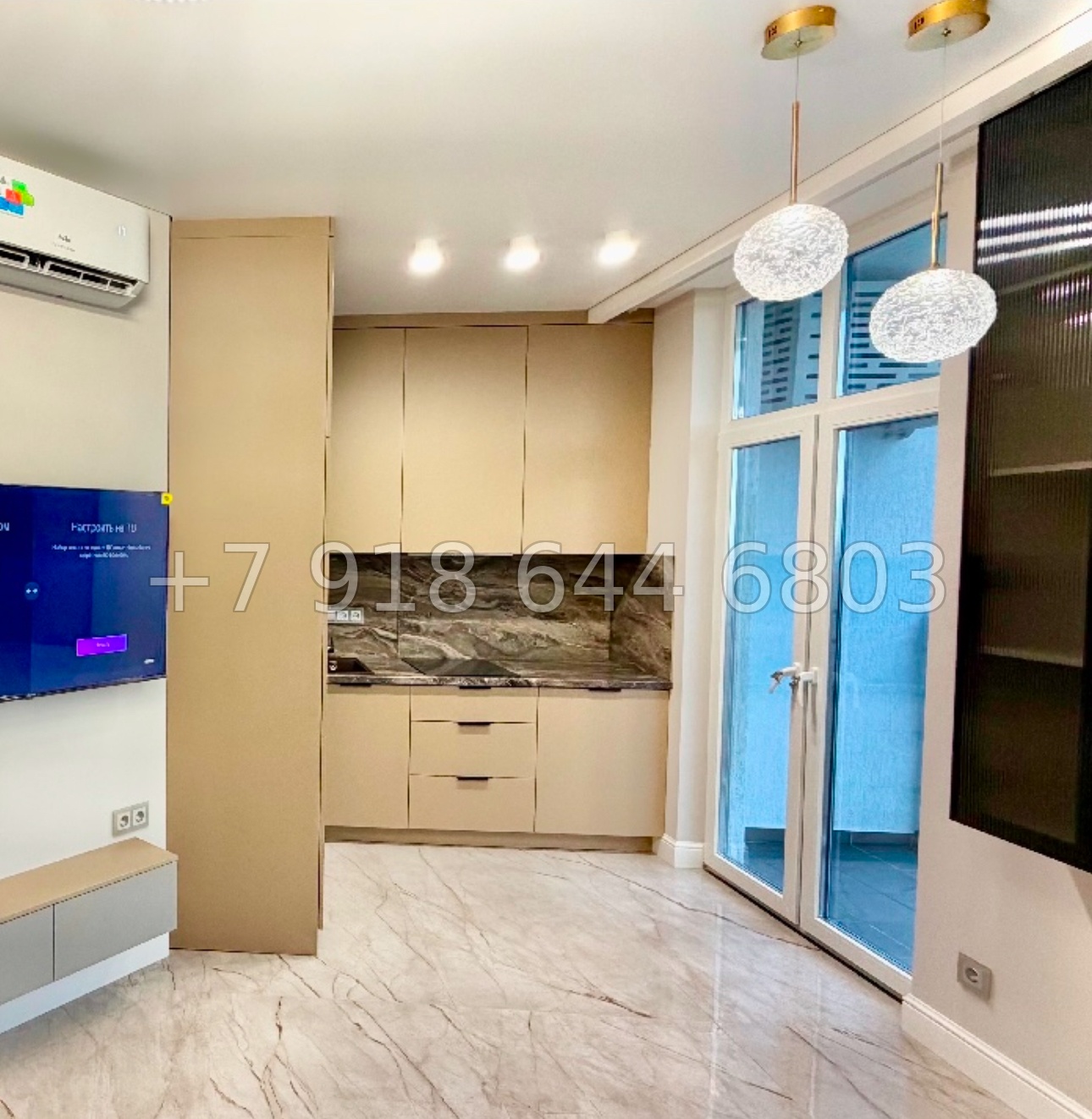 № 419 р. Квартира с бассейном в ЖК Меркато Сочи  - миниатюра 4