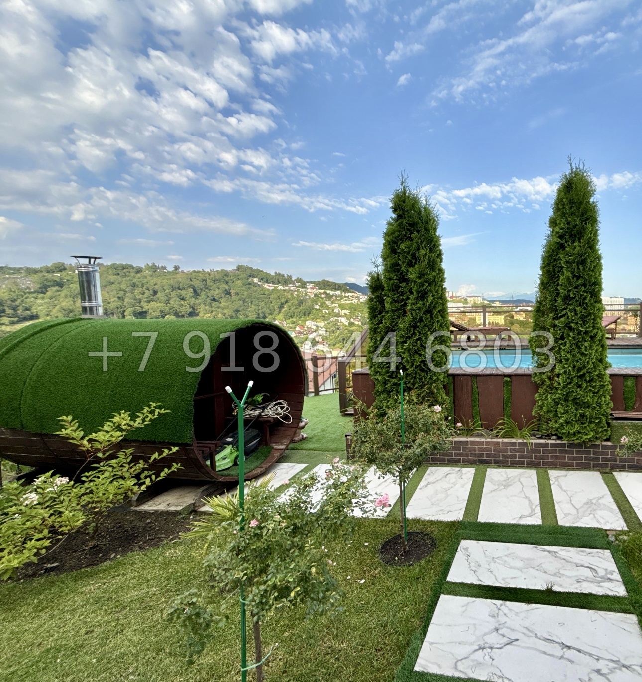 № 82 Б. Дом в Центральном Сочи с красивым видом  - миниатюра 19