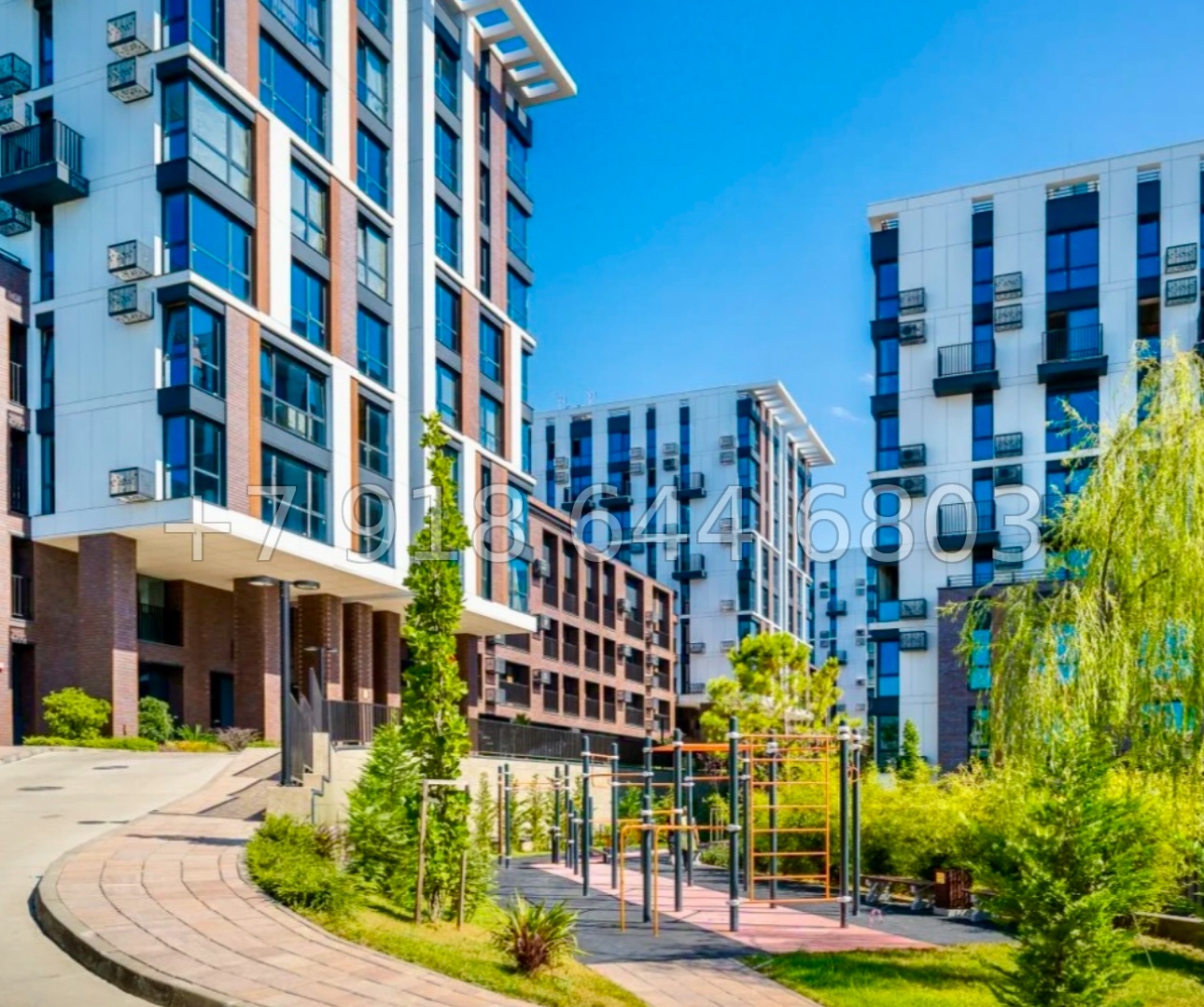 № 29 ш. Трёхкомнатные апартаменты в АК Моравия Сочи  - миниатюра 23