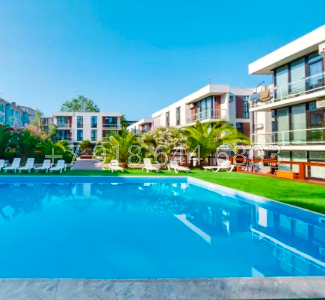 № 185 р. Квартира в Сочи с бассейном  - миниатюра 4