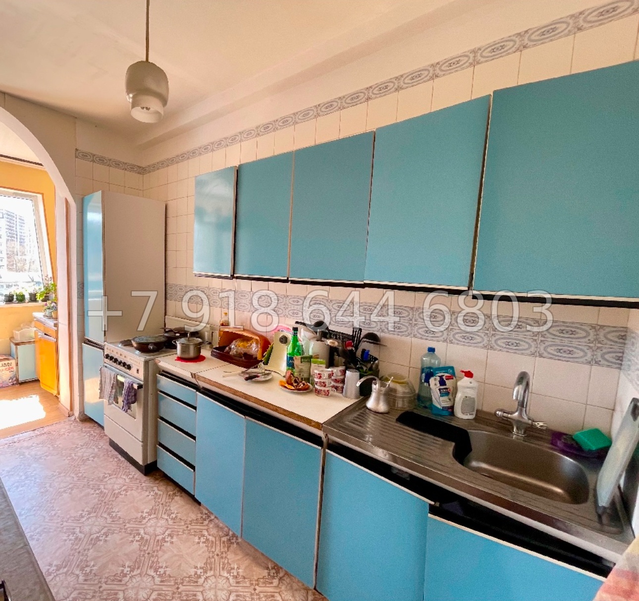 № 543 р. Трёхкомнатная Квартира в Дагомысе  - миниатюра 8