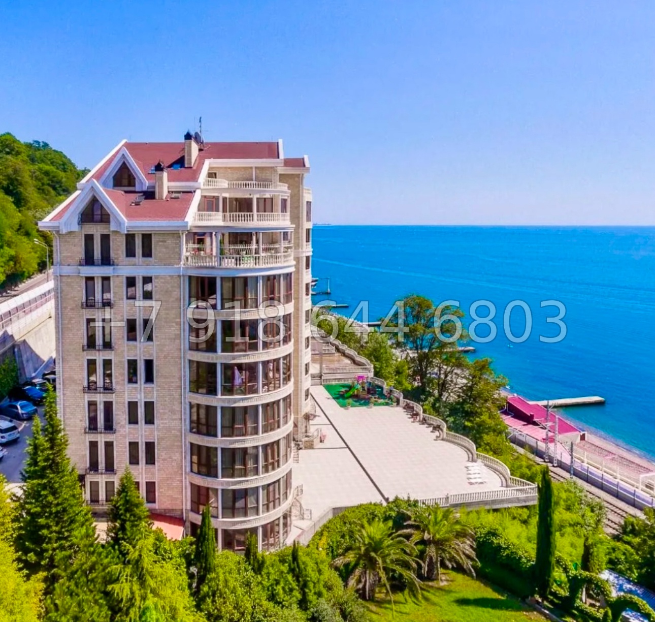 № 8е. Квартира на море в Сочи ЖК Зеленая Роща - миниатюра 2