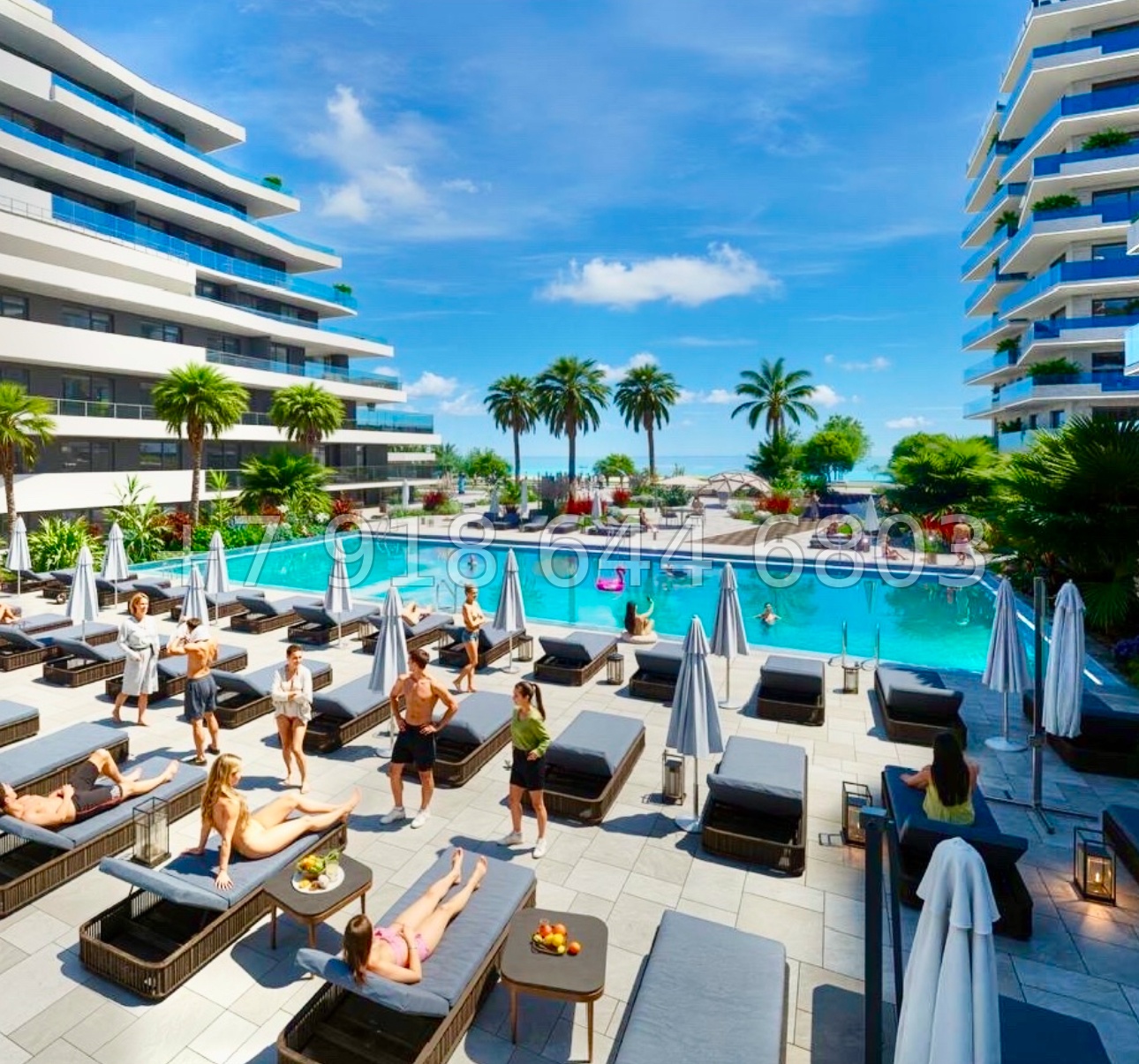 № 18 ю. Севастополь. Апартаменты на берегу моря. AK Cosmos Stay Sevastopol Atlant Apartments Космос Стей Севастополь  - миниатюра 9