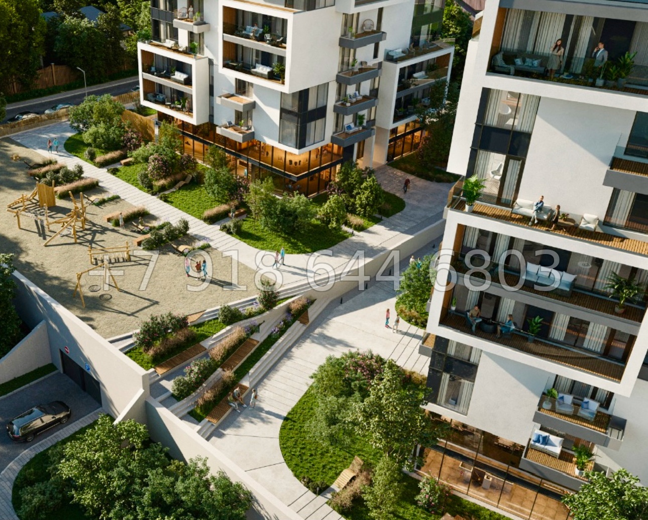 № 24 ю. Единственный и первый ЖК в Симферополе с бассейном дом - миниатюра 13