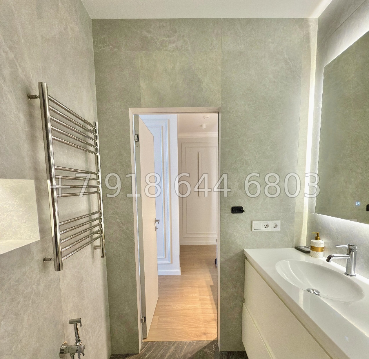 № 576 р. Двухкомнатная квартира с прямым видом на море в городе Сочи  - миниатюра 26