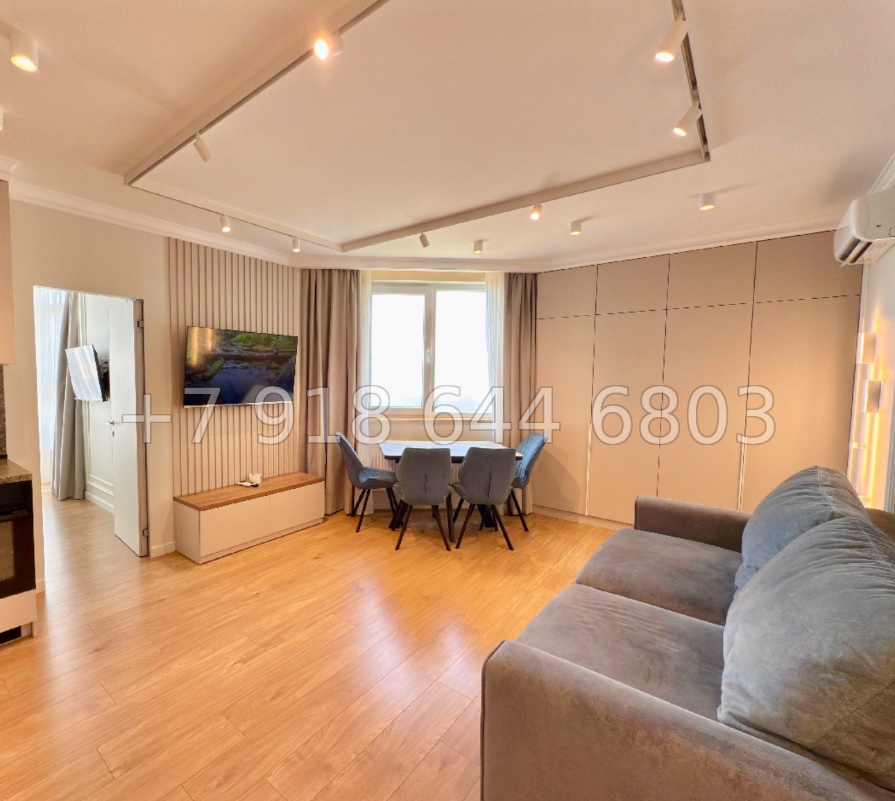 № 576 р. Двухкомнатная квартира с прямым видом на море в городе Сочи  - миниатюра 4